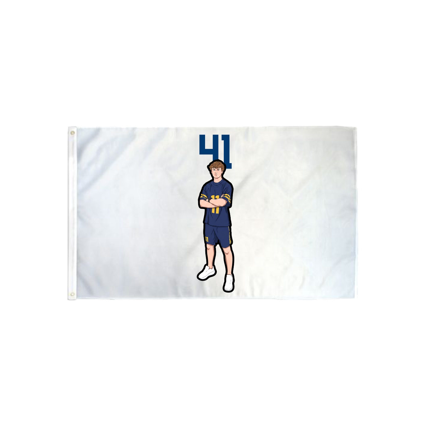 3x5 Flag — Number Top in Classic