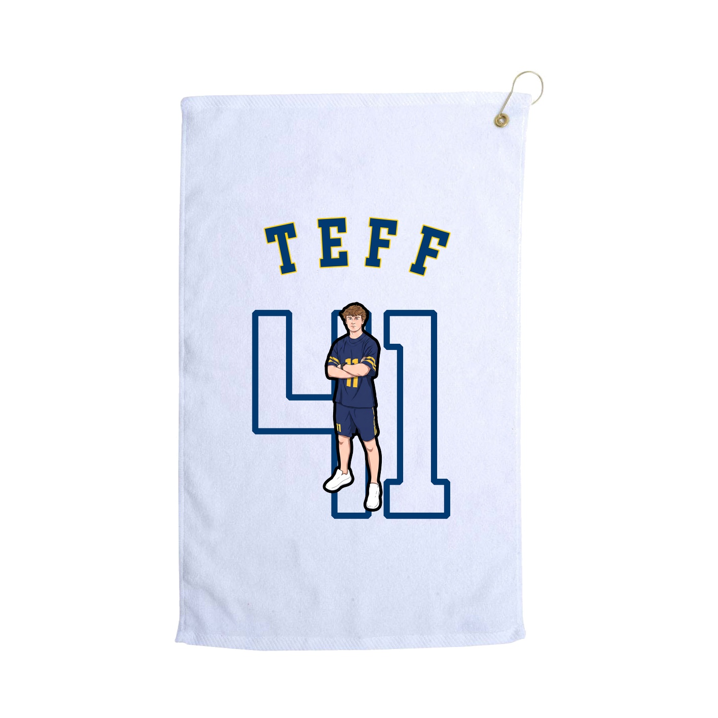 Golf Towel — Shirsey Arch in White