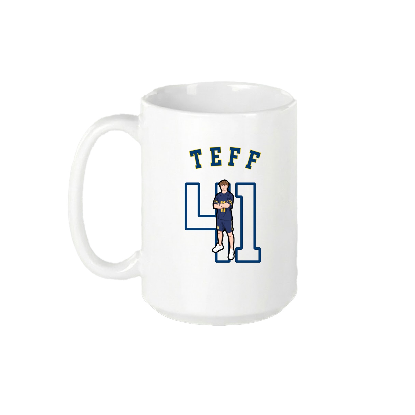 15oz Coffee Mug — Shirsey Arch in White