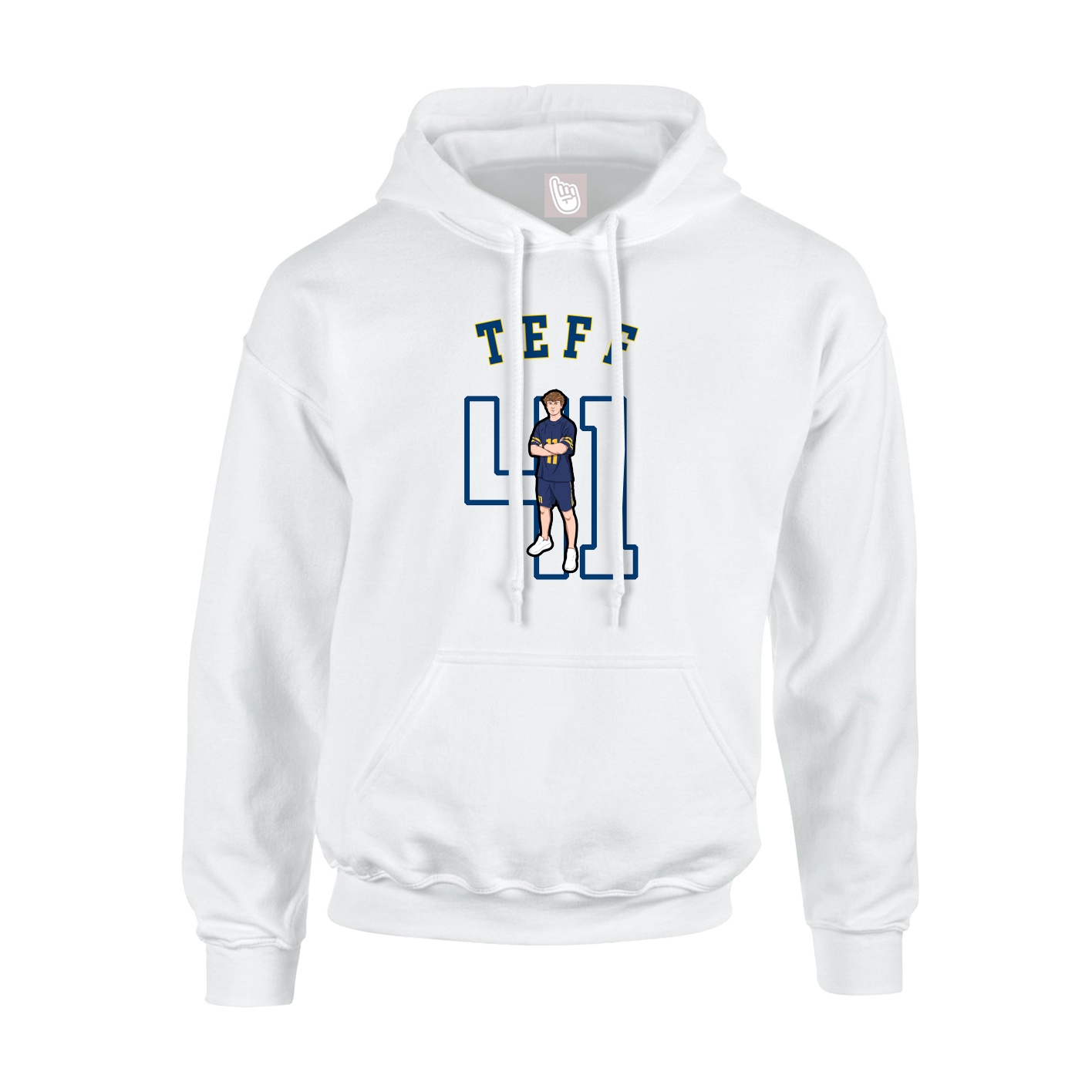Youth Hoodie — Shirsey Arch in White