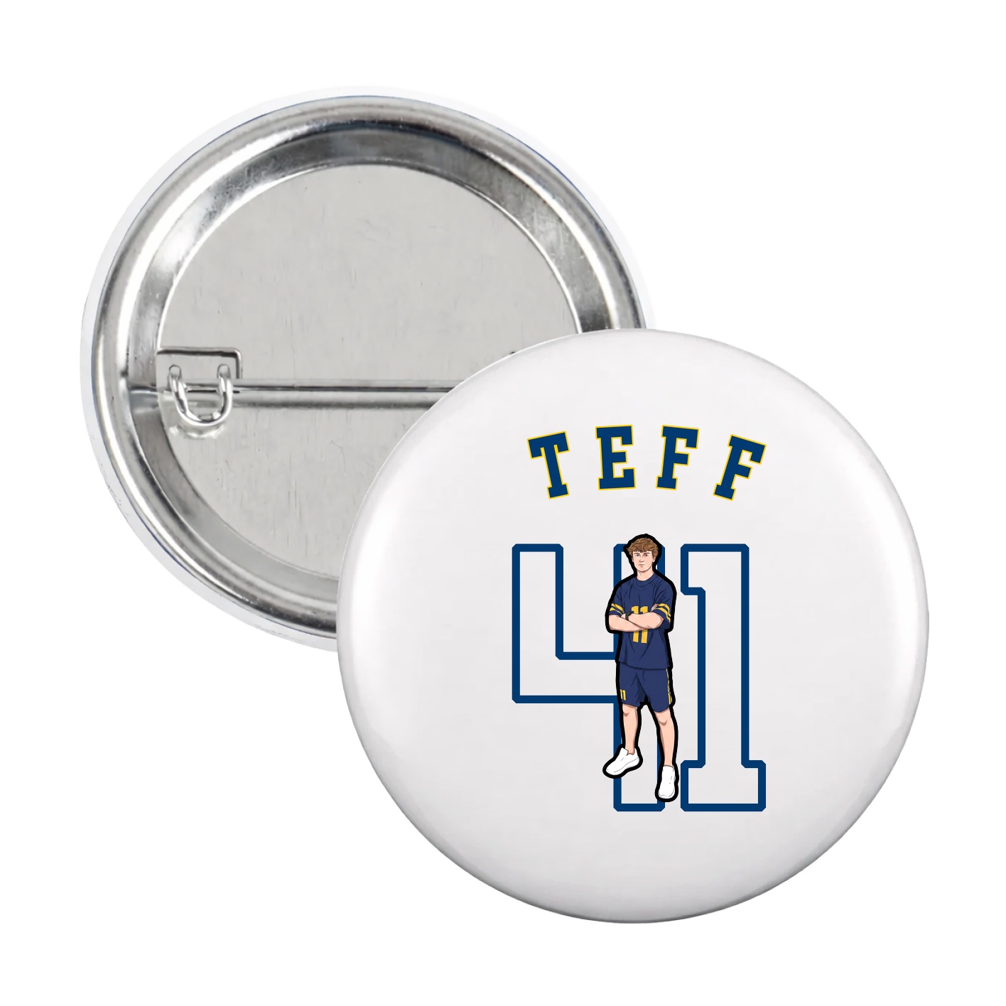 Game Day Button — Shirsey Arch in White