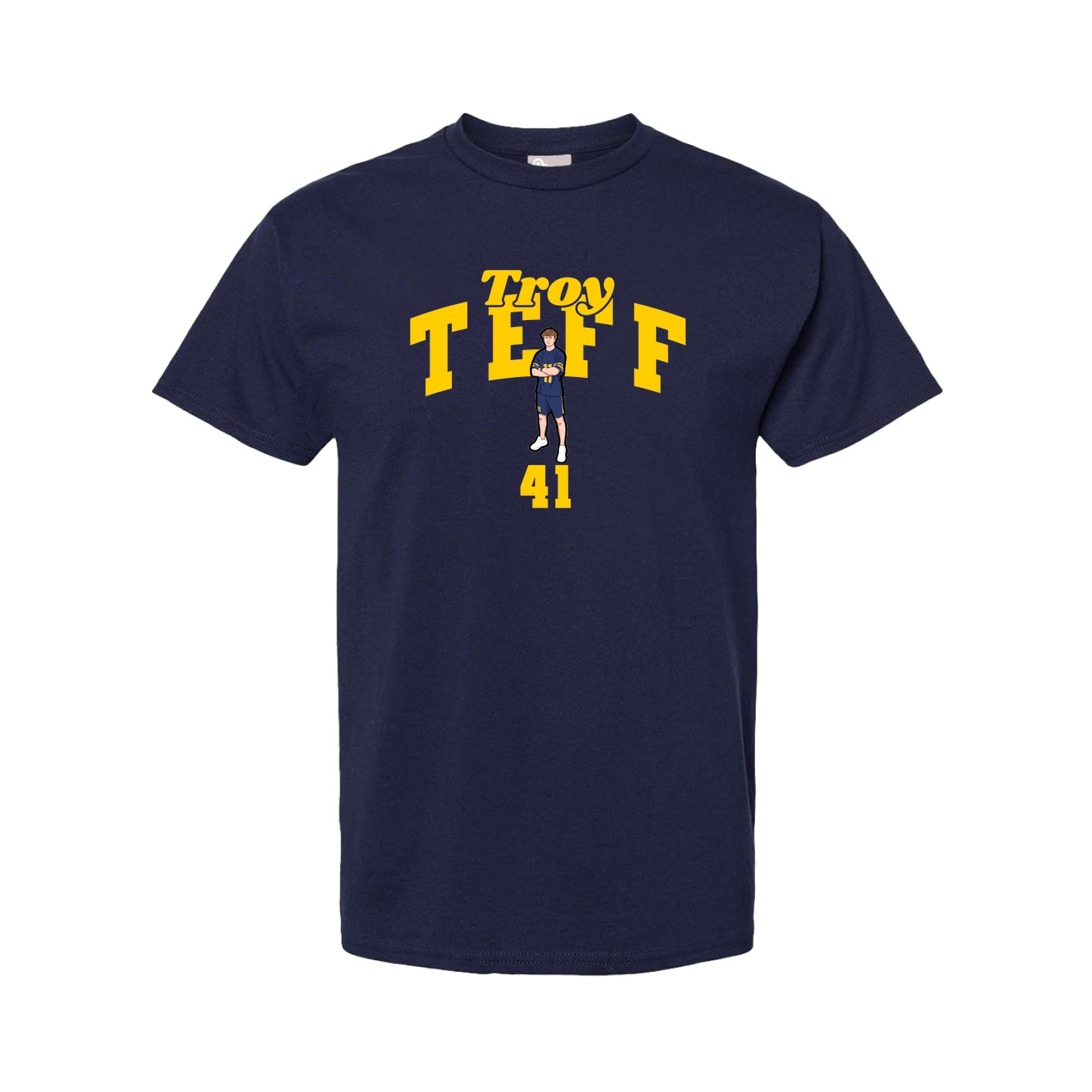 Youth Tee — Signature Arch in Navy