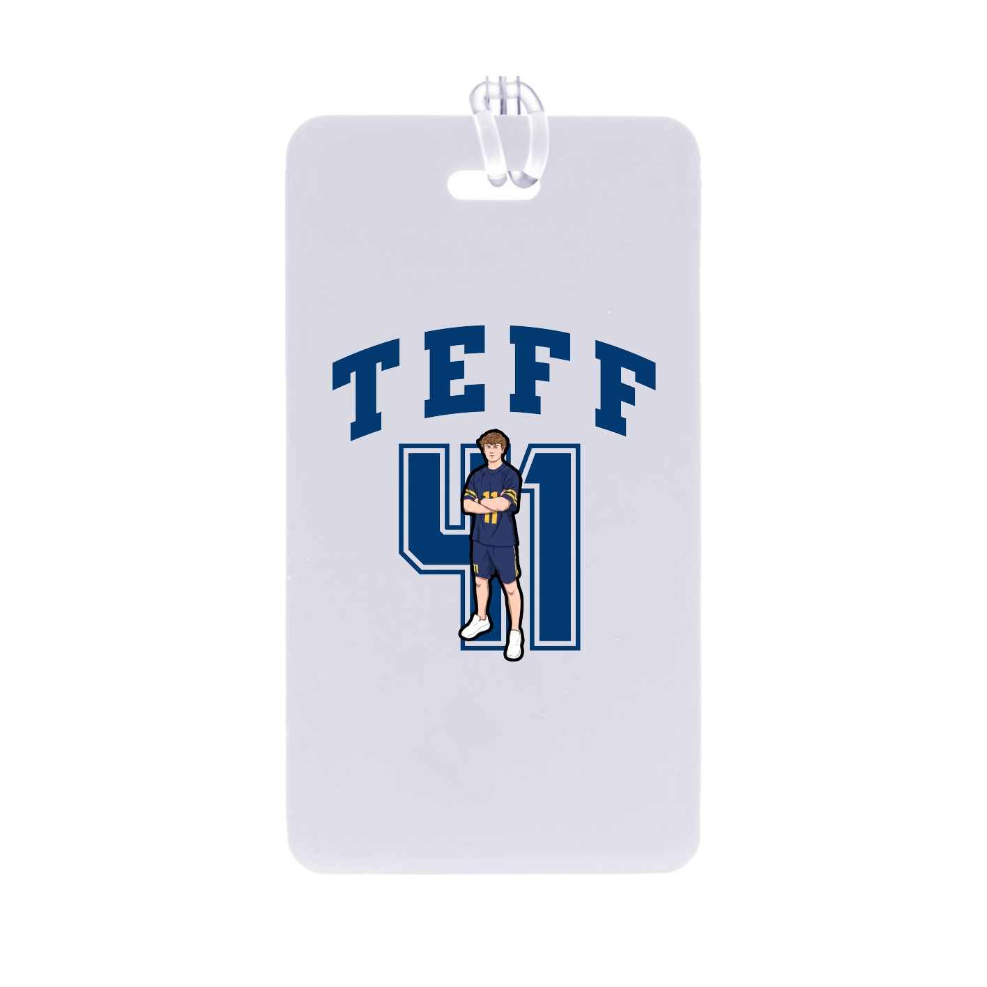 Bag Tag — Number in Classic