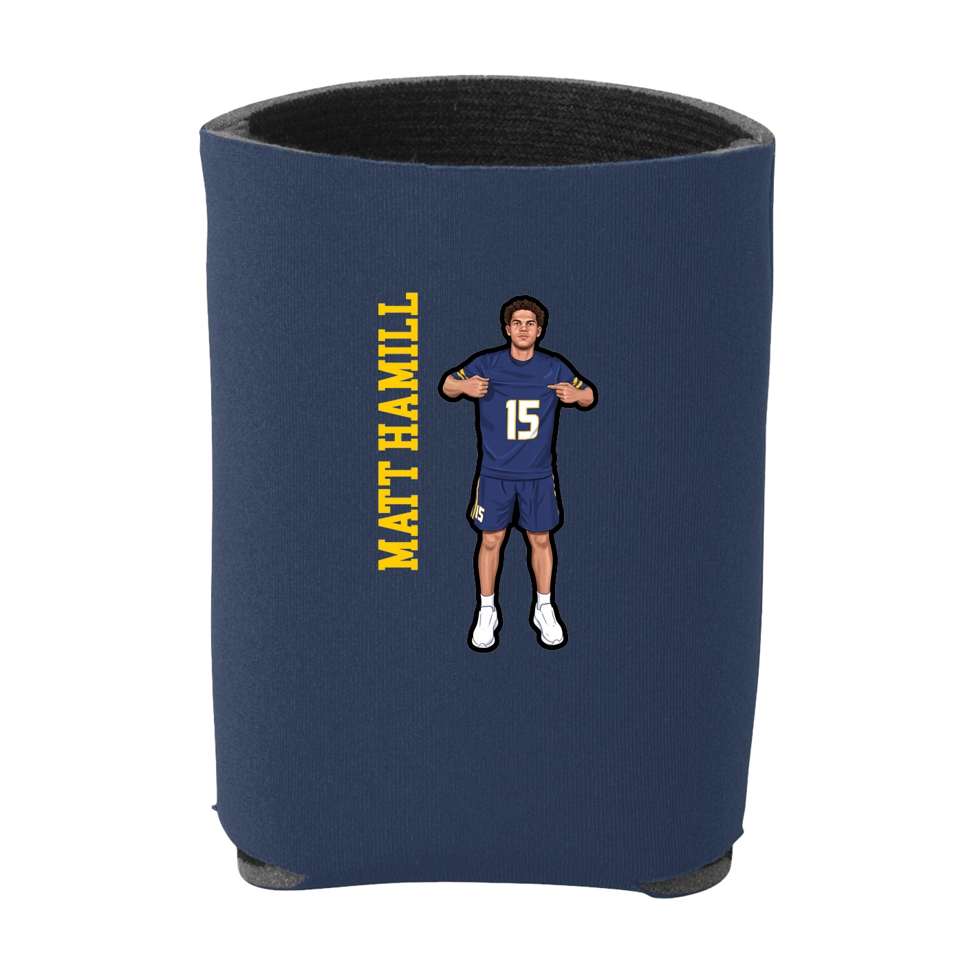 Can Holder — Name Vertical in Navy