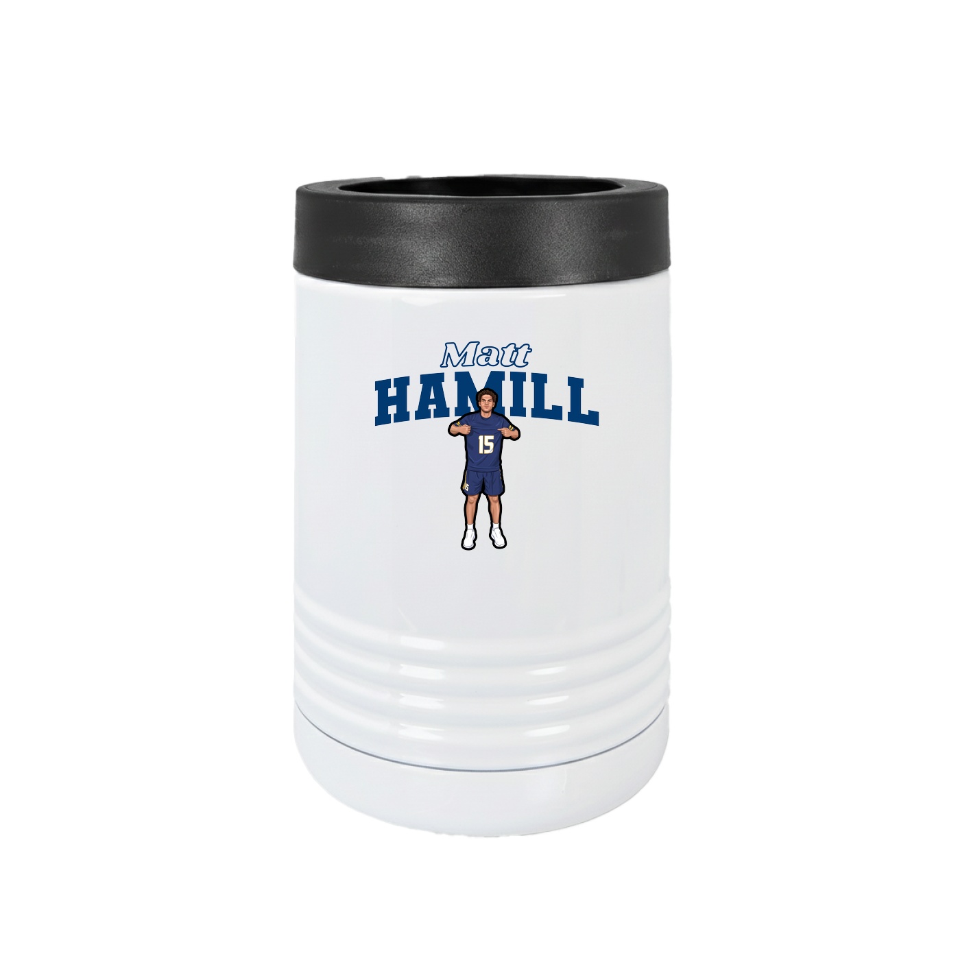 Beverage Holder — Name Arch in White