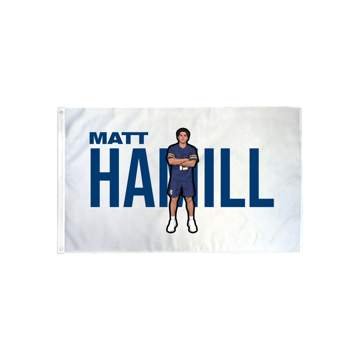 3x5 Flag — Player Name in Classic
