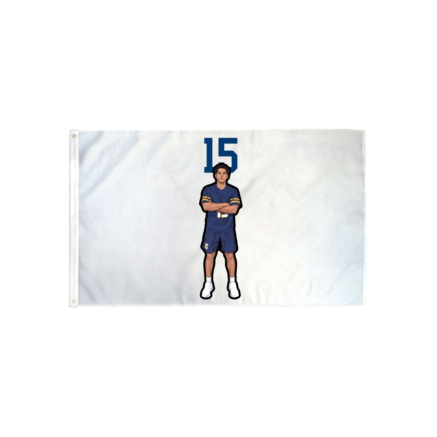 3x5 Flag — Number Top in Classic