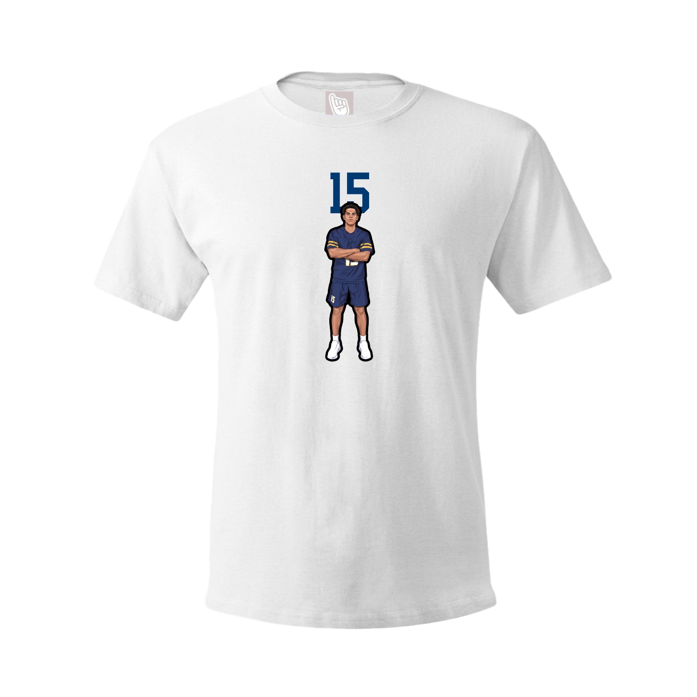 Tee — Number Top in White