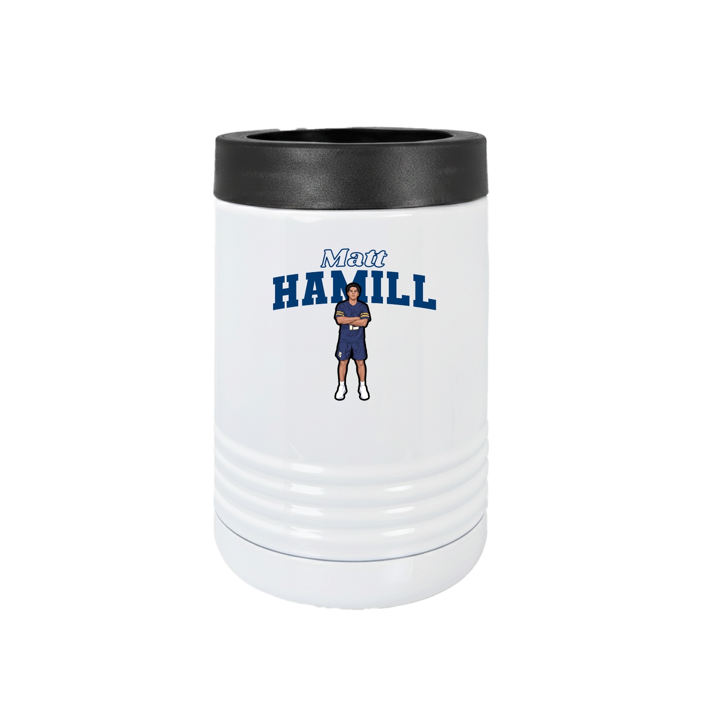 Beverage Holder — Name Arch in White