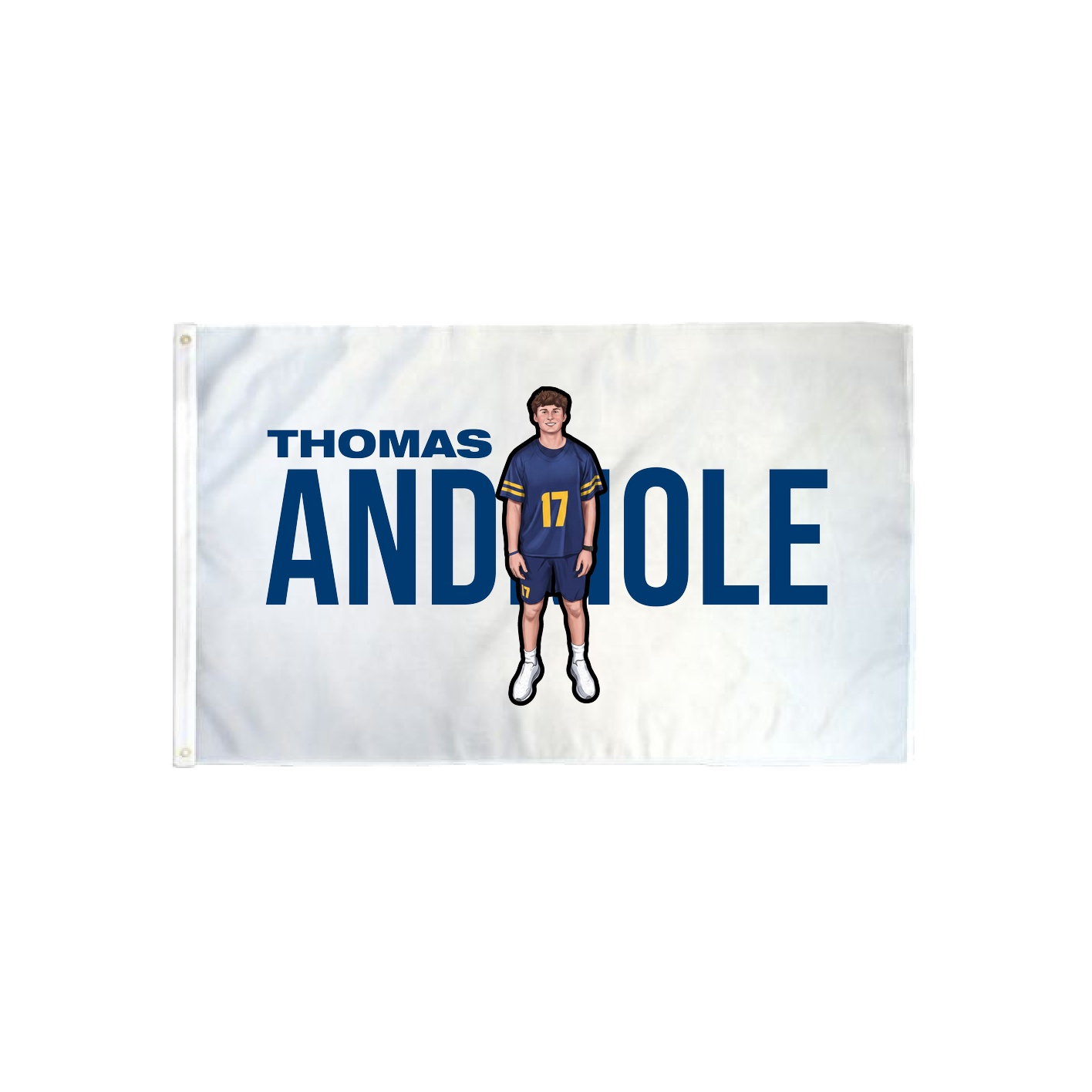 3x5 Flag — Player Name in Classic