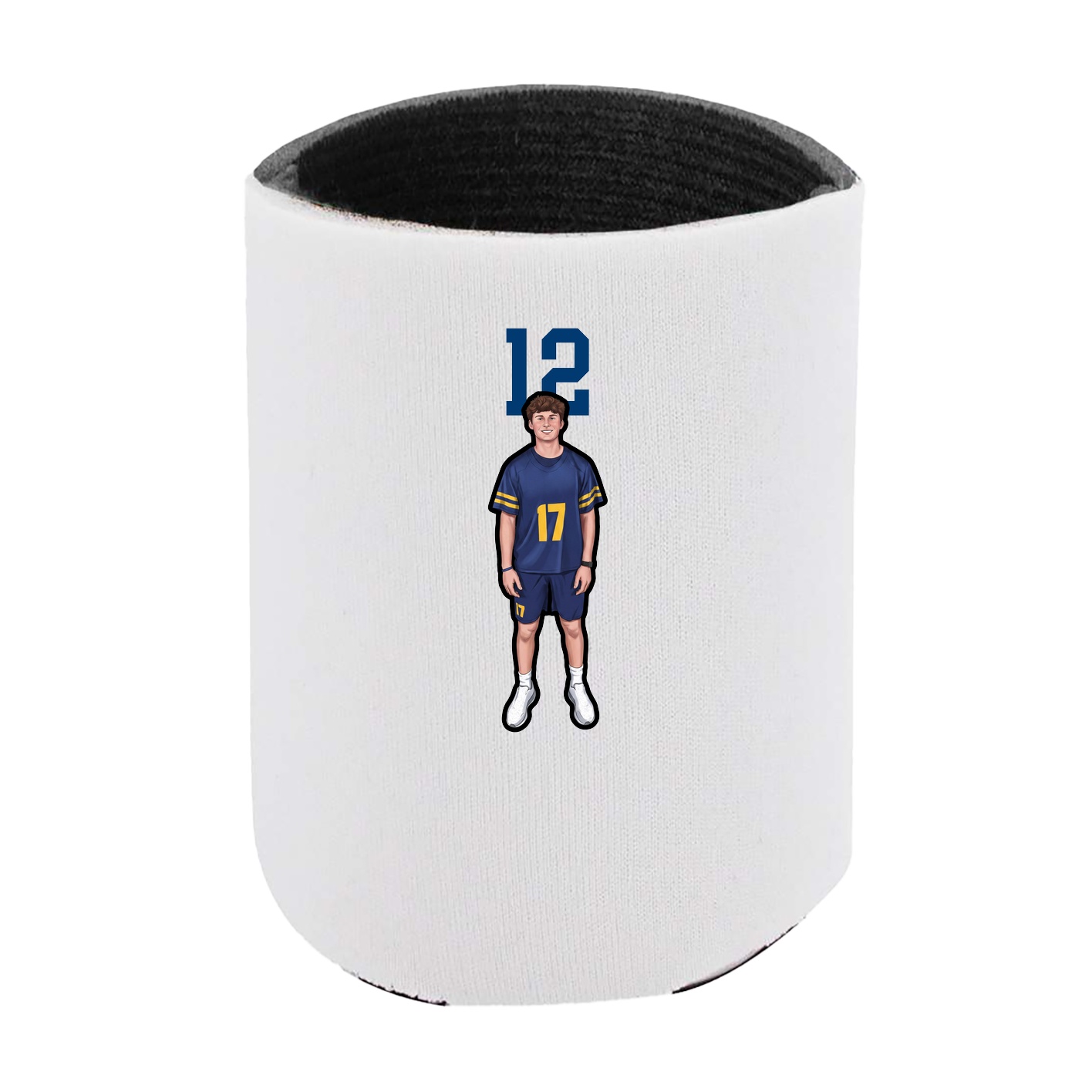 Can Holder — Number Top in White