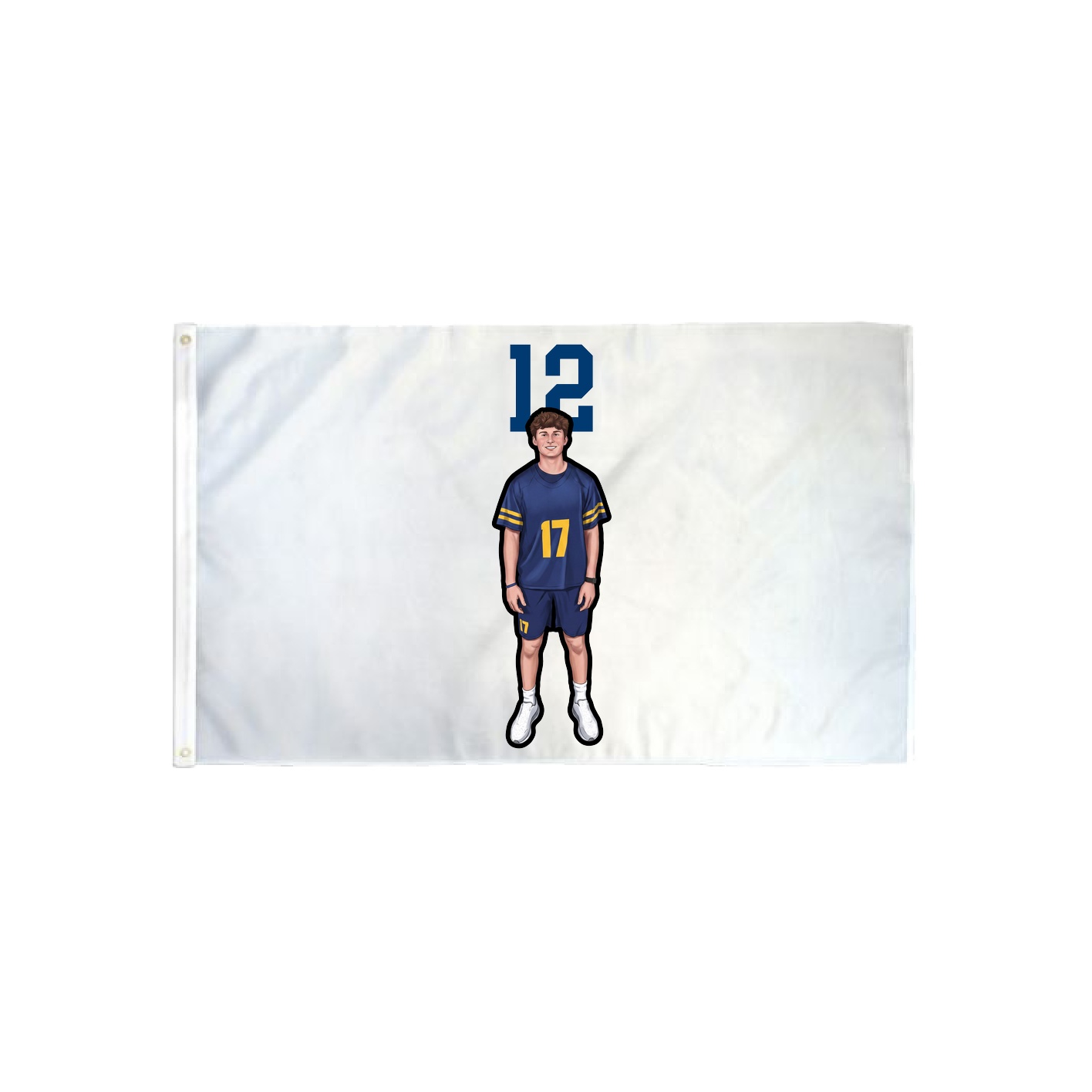 3x5 Flag — Number Top in Classic
