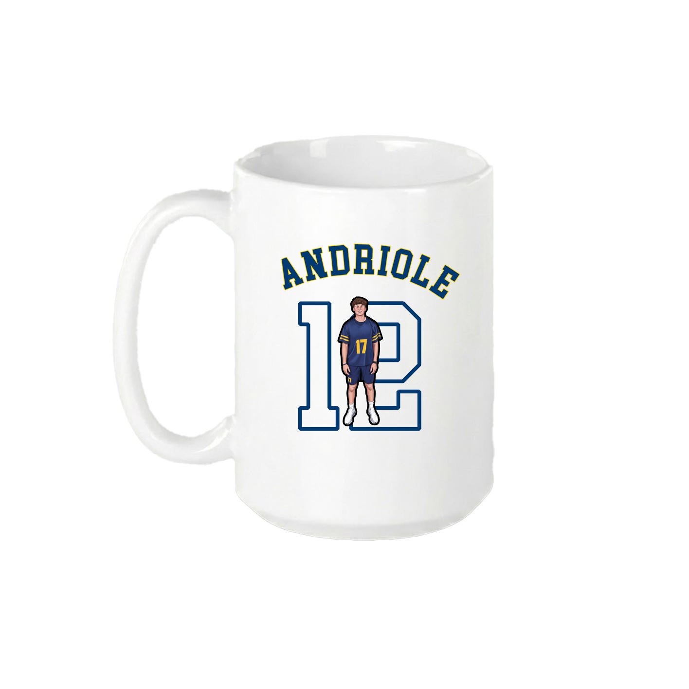 15oz Coffee Mug — Shirsey Arch in White