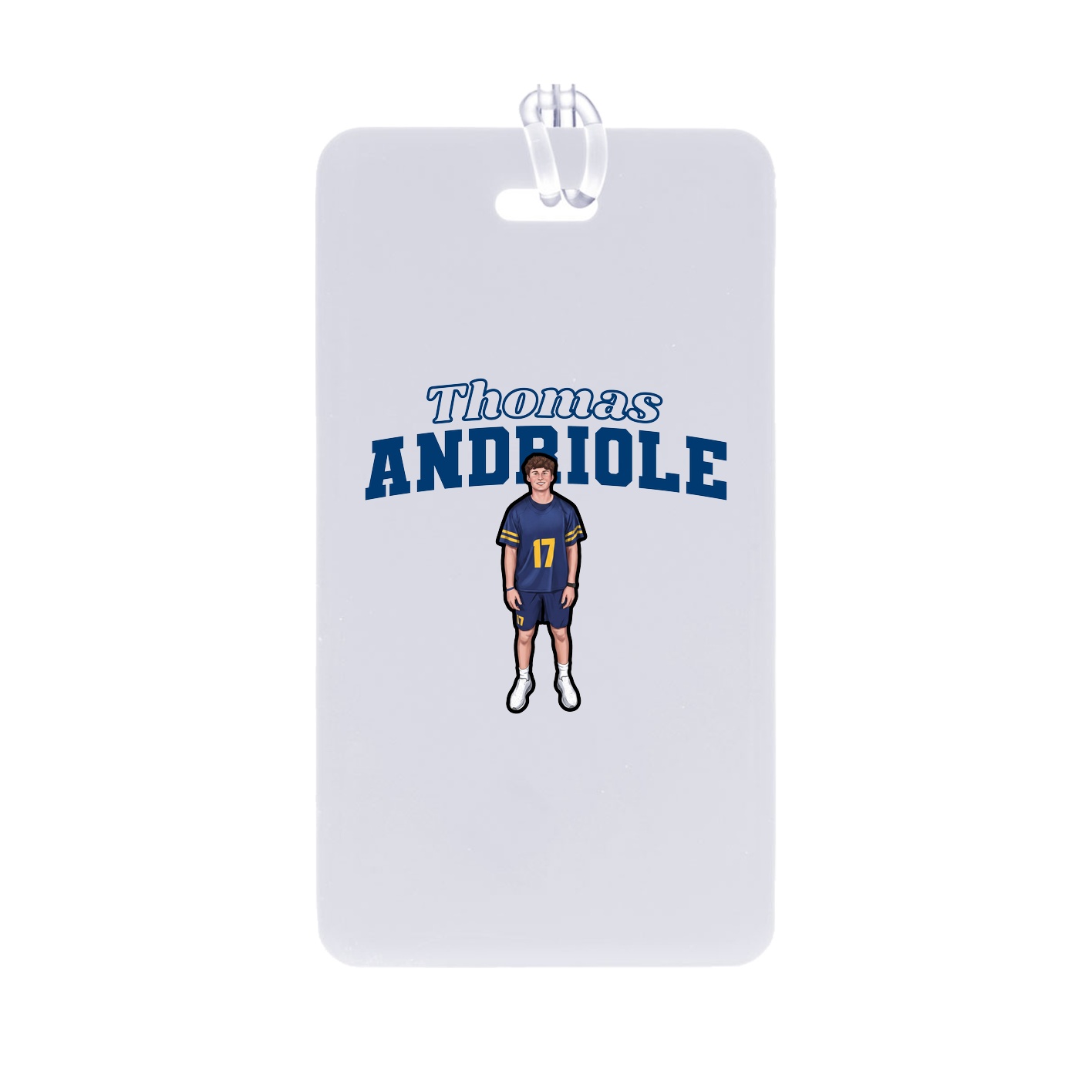 Bag Tag — Name Arch in Classic