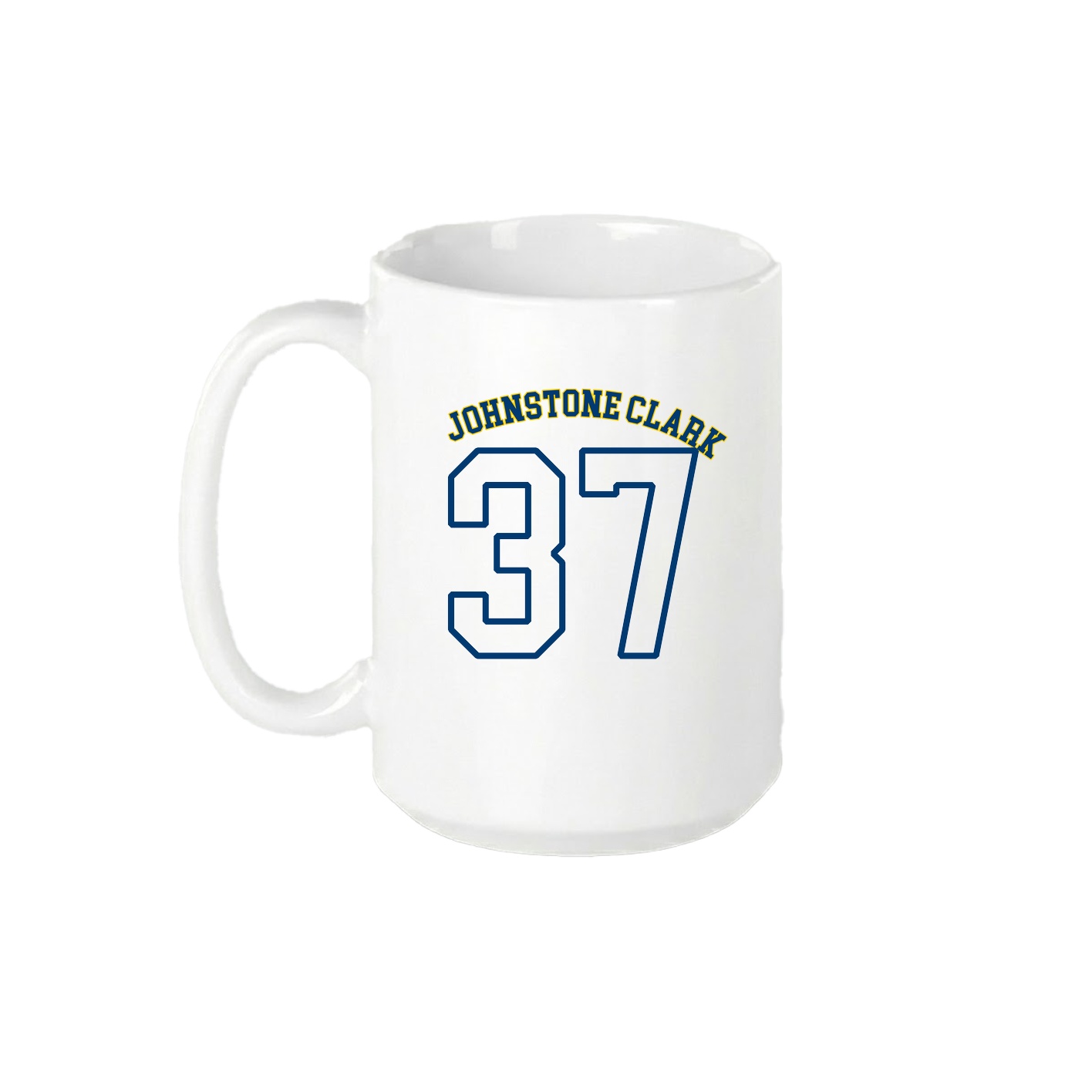 15oz Coffee Mug — Shirsey Arch in White