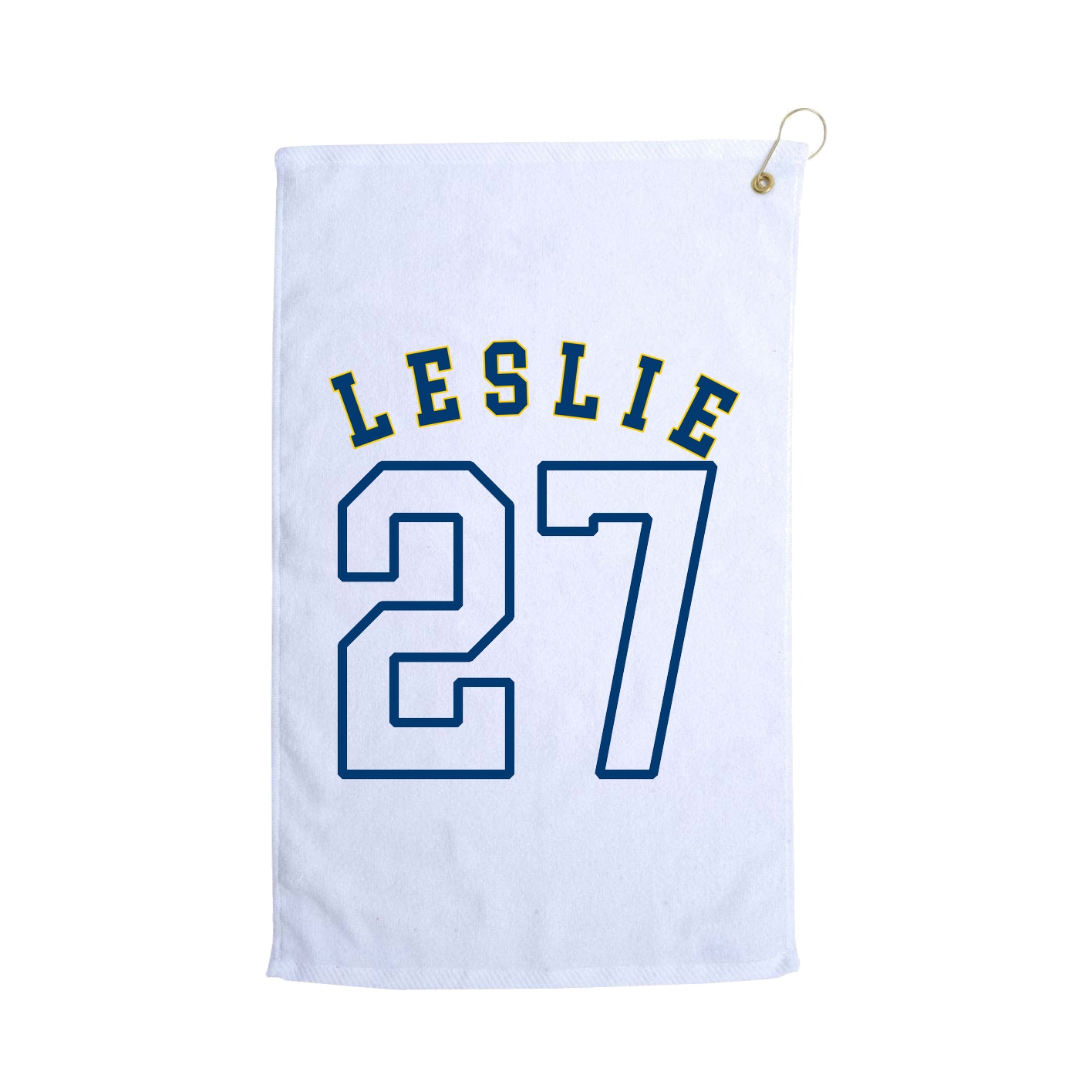 Golf Towel — Shirsey Arch in White