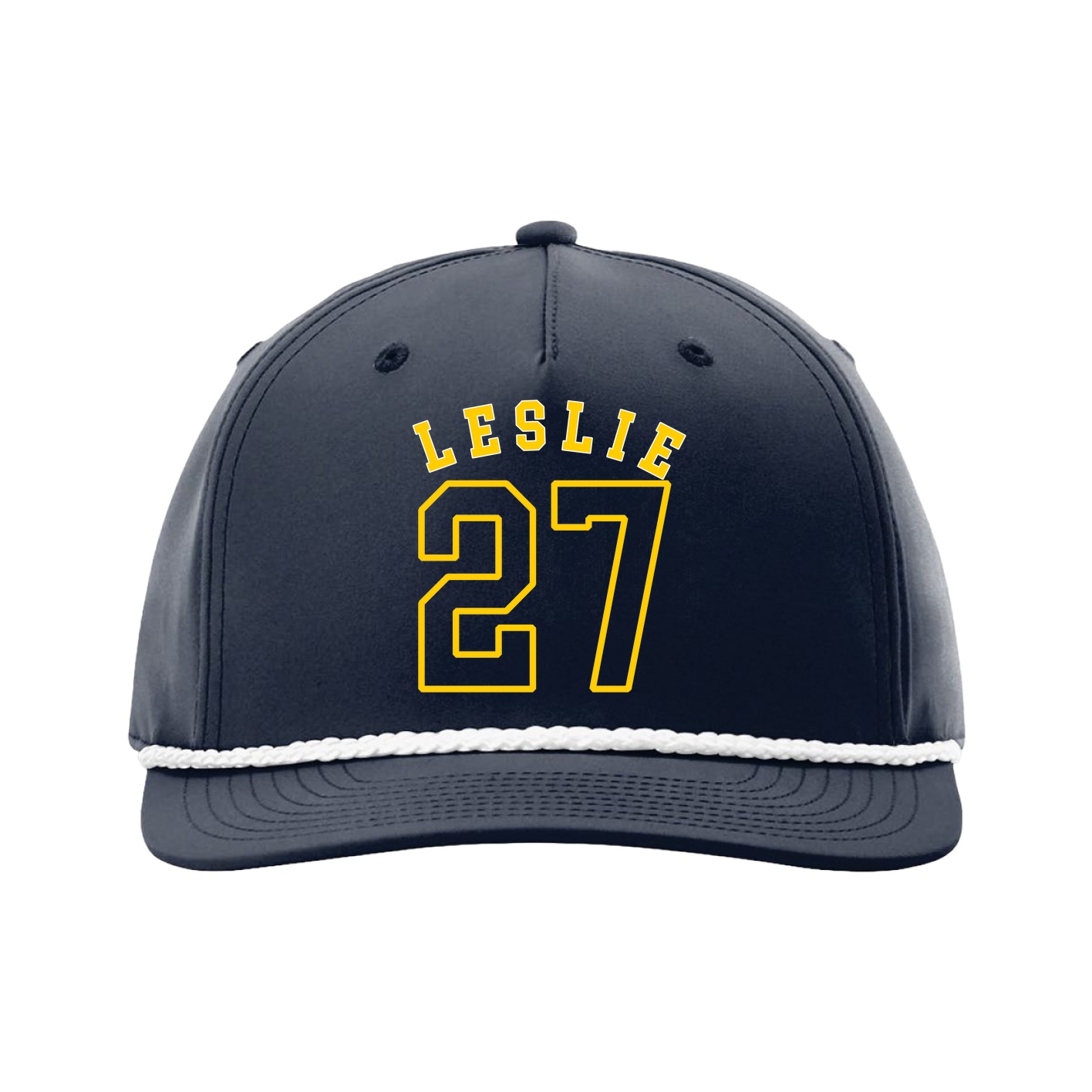 Five-Panel Classic Rope Cap — Shirsey Arch in Navy