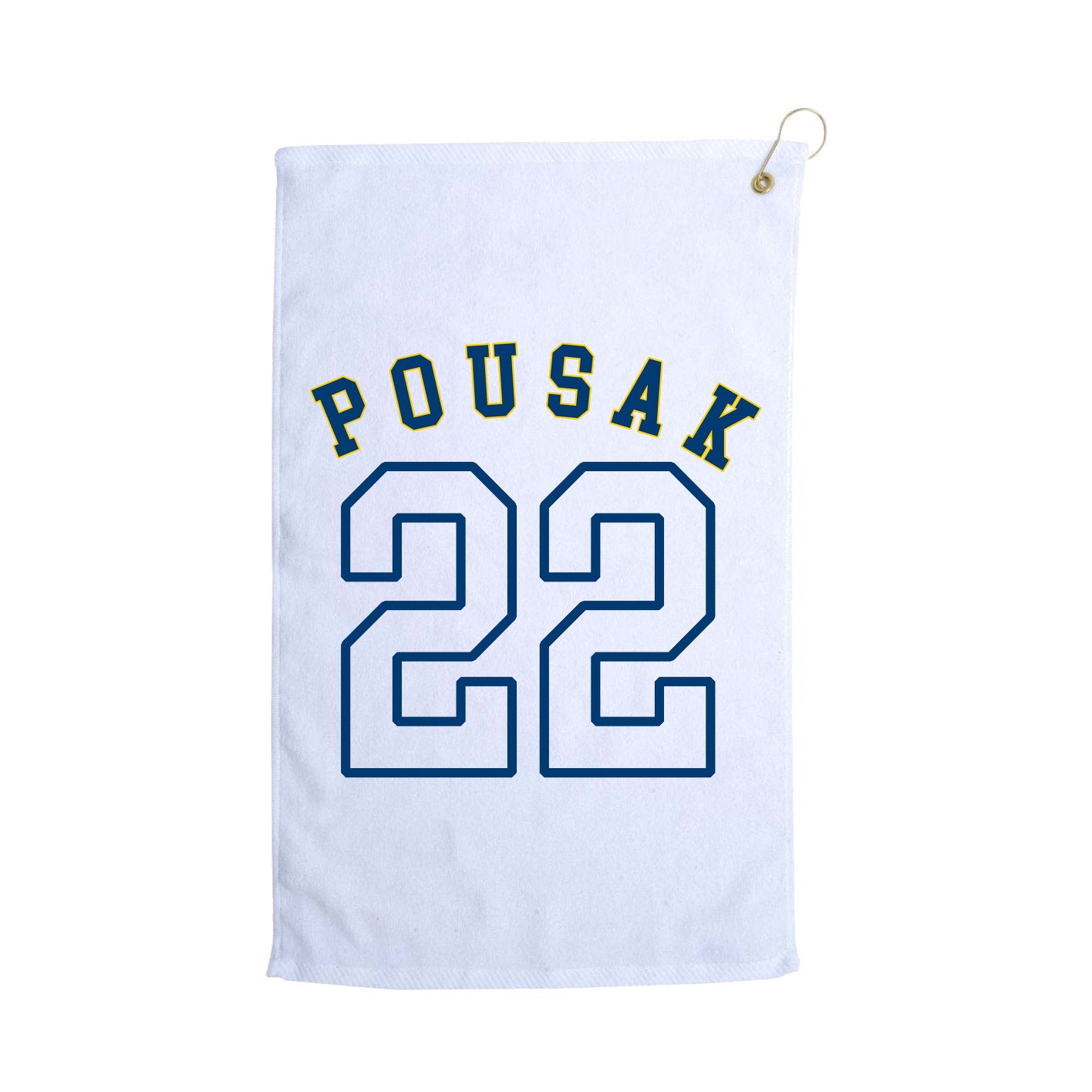 Golf Towel — Shirsey Arch in White