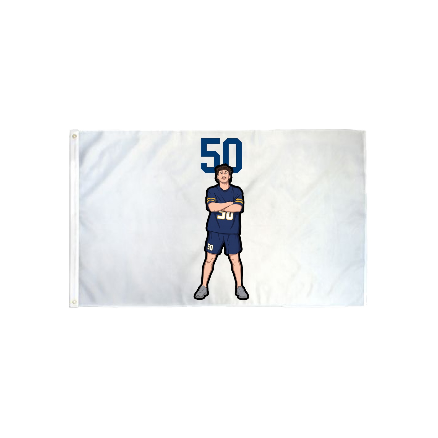 3x5 Flag — Number Top in Classic