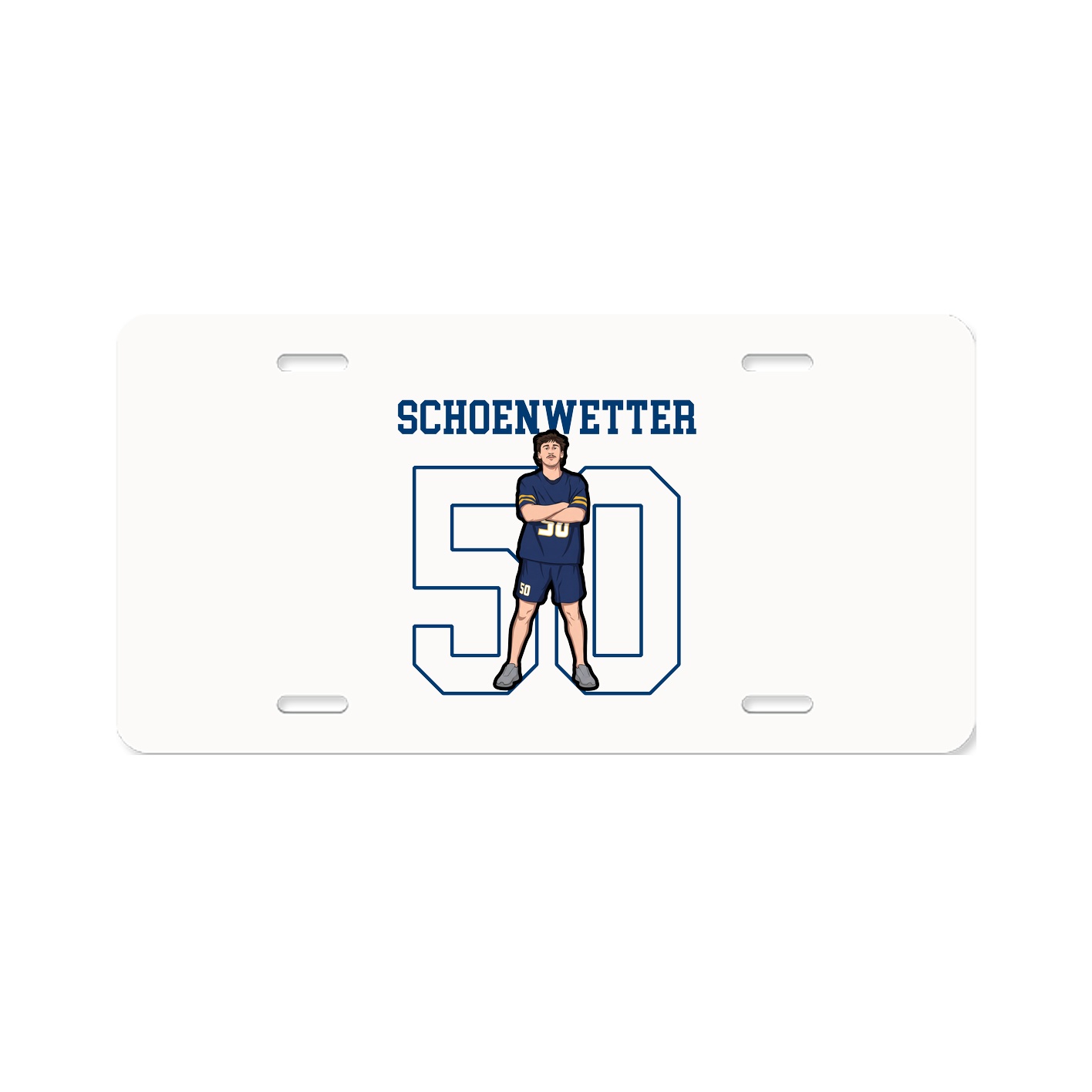 License Plate — Shirsey in Classic