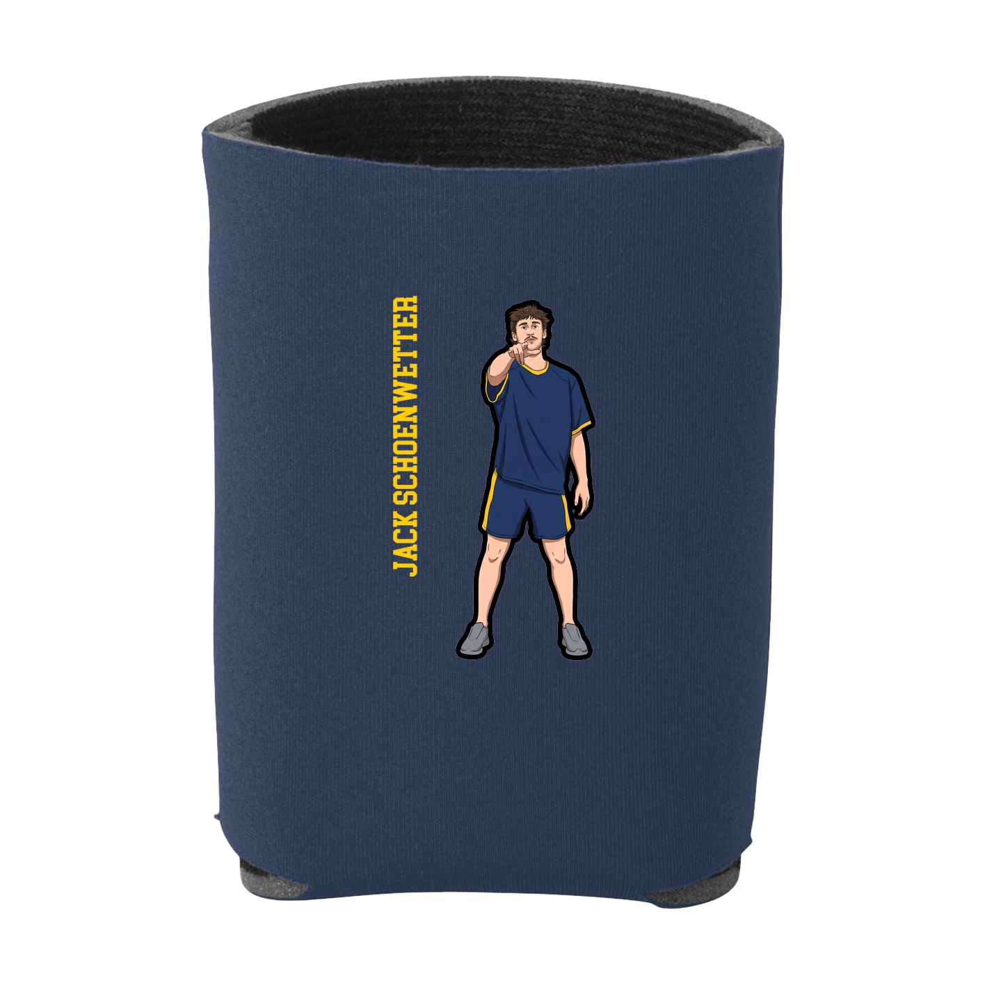 Can Holder — Name Vertical in Navy