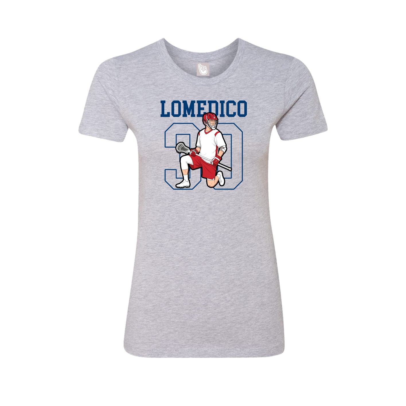 Fitted Women's Tee — Shirsey in Grey