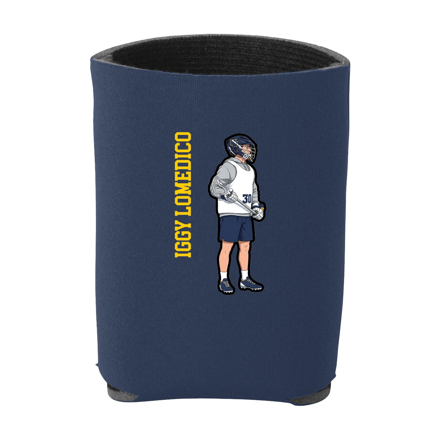 Can Holder — Name Vertical in Navy