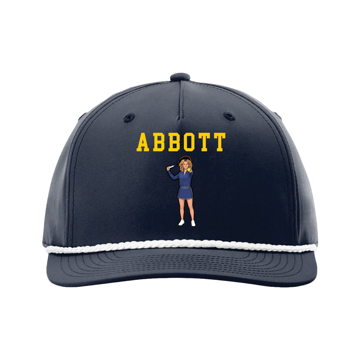 Five-Panel Classic Rope Cap — Shirsey in Navy