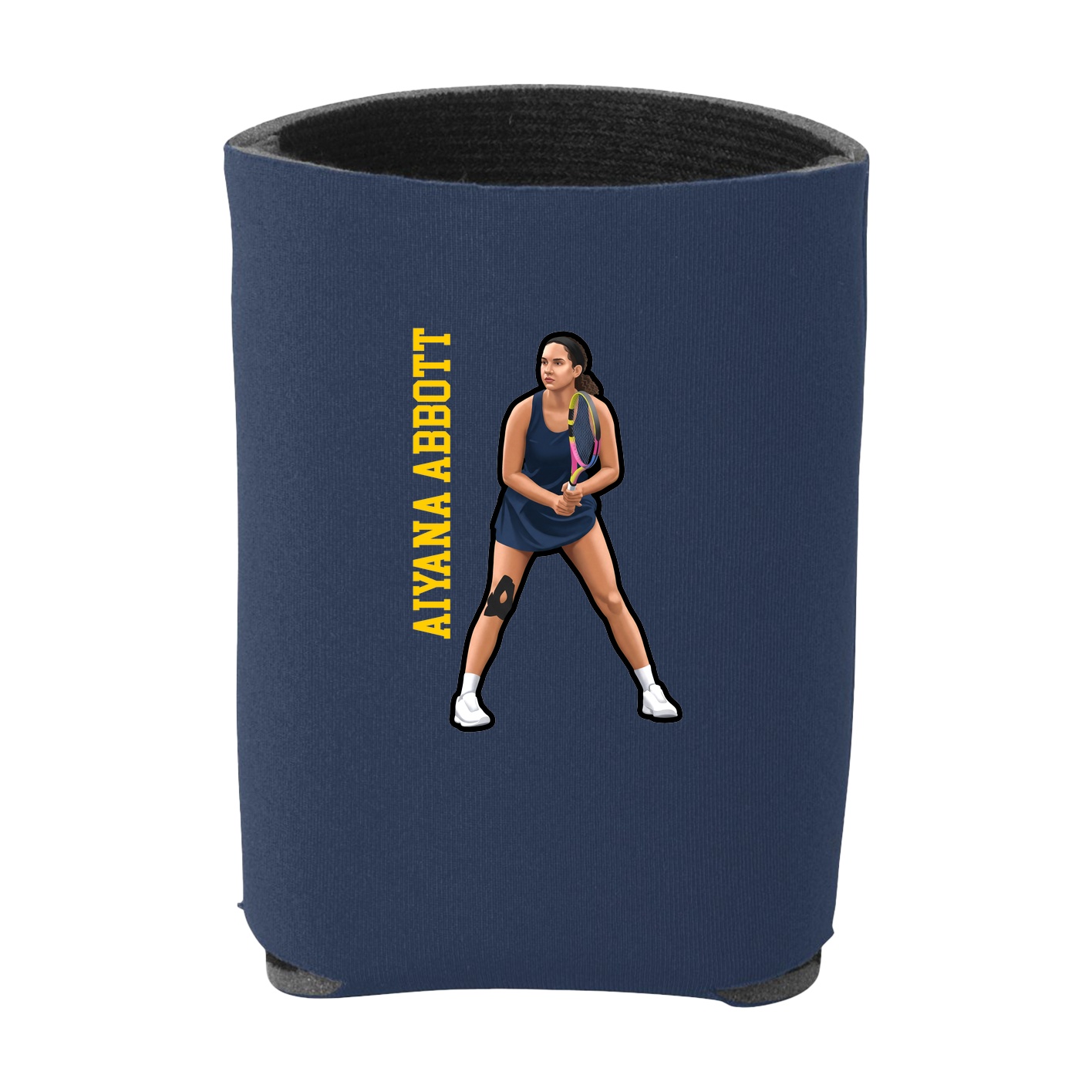 Can Holder — Name Vertical in Navy