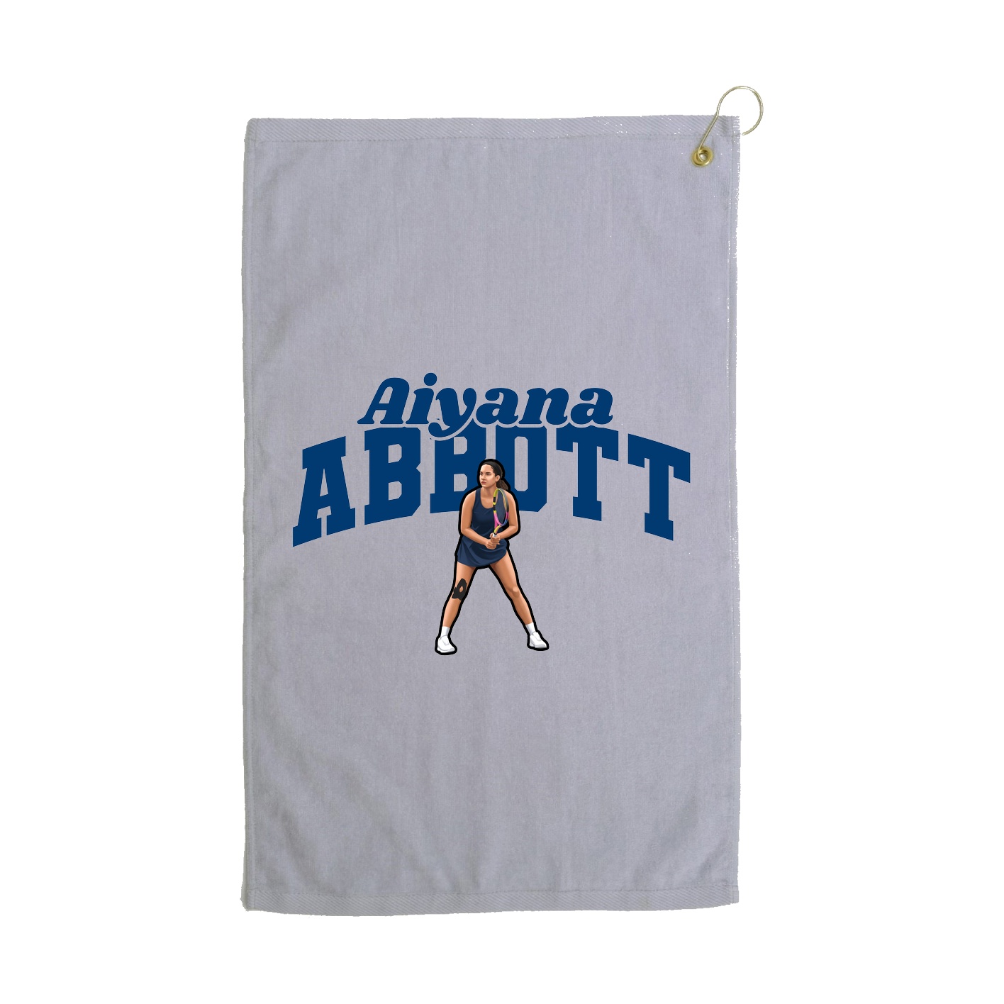 Golf Towel — Signature Arch in Grey