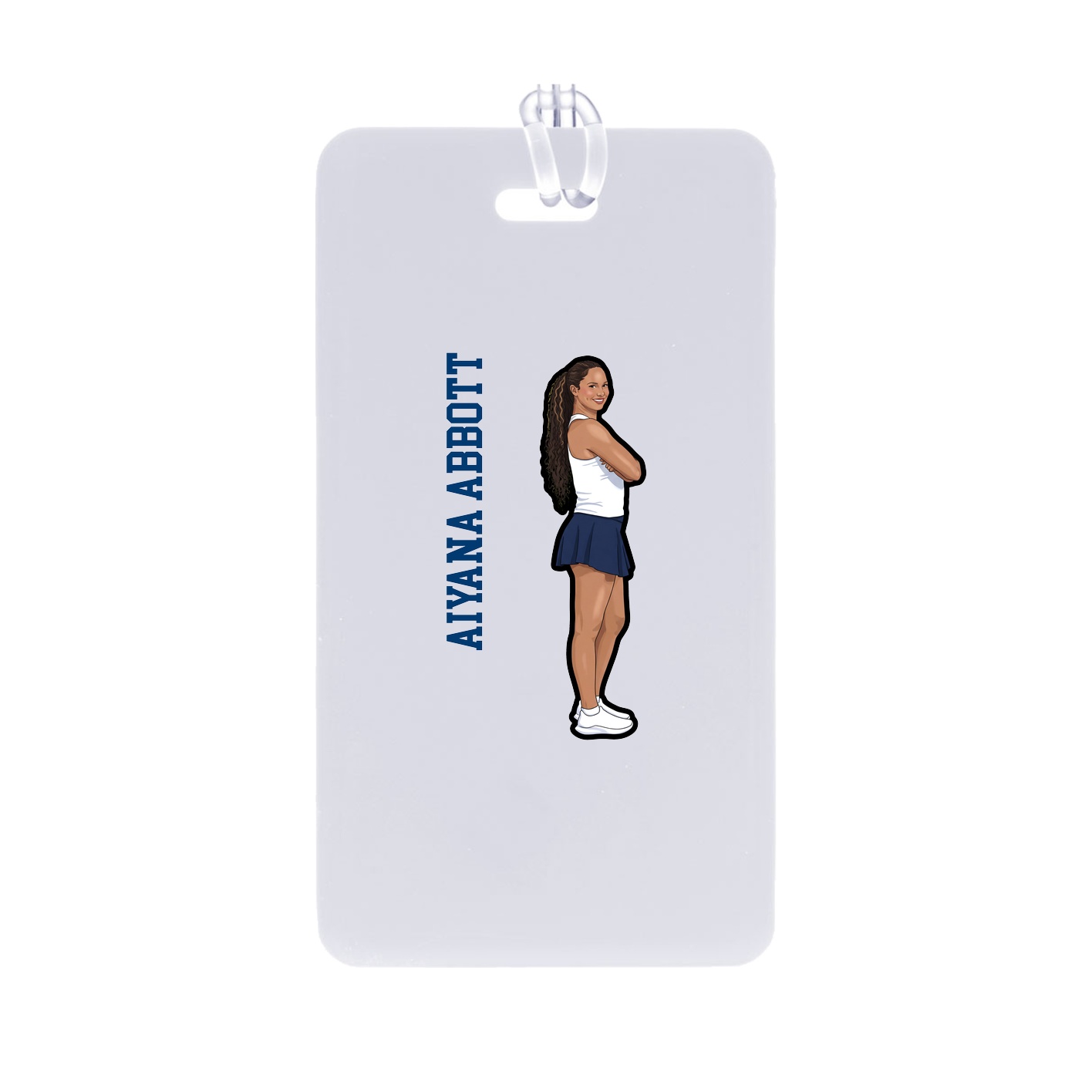 Bag Tag — Name Vertical in Classic