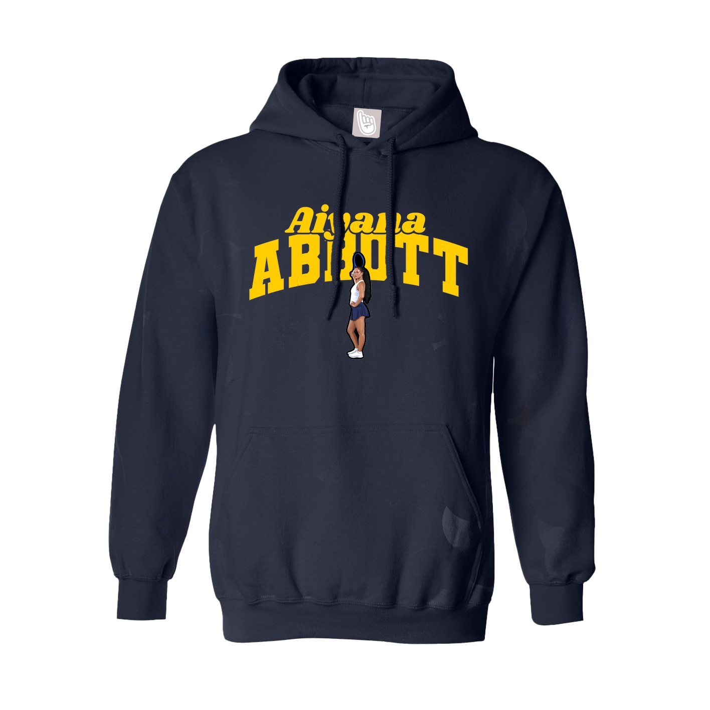 Hoodie — Signature Arch in Navy