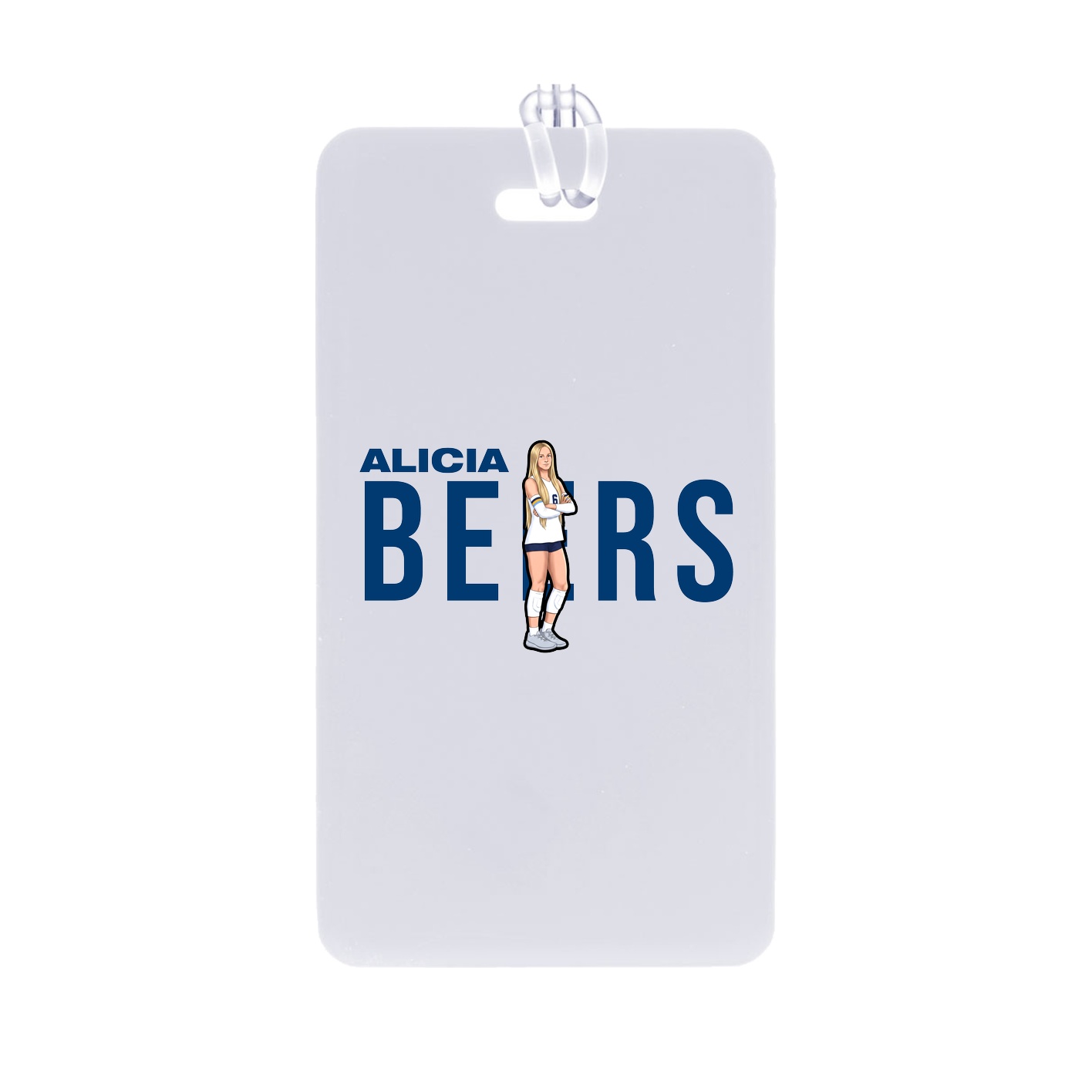 Bag Tag — Player Name in Classic