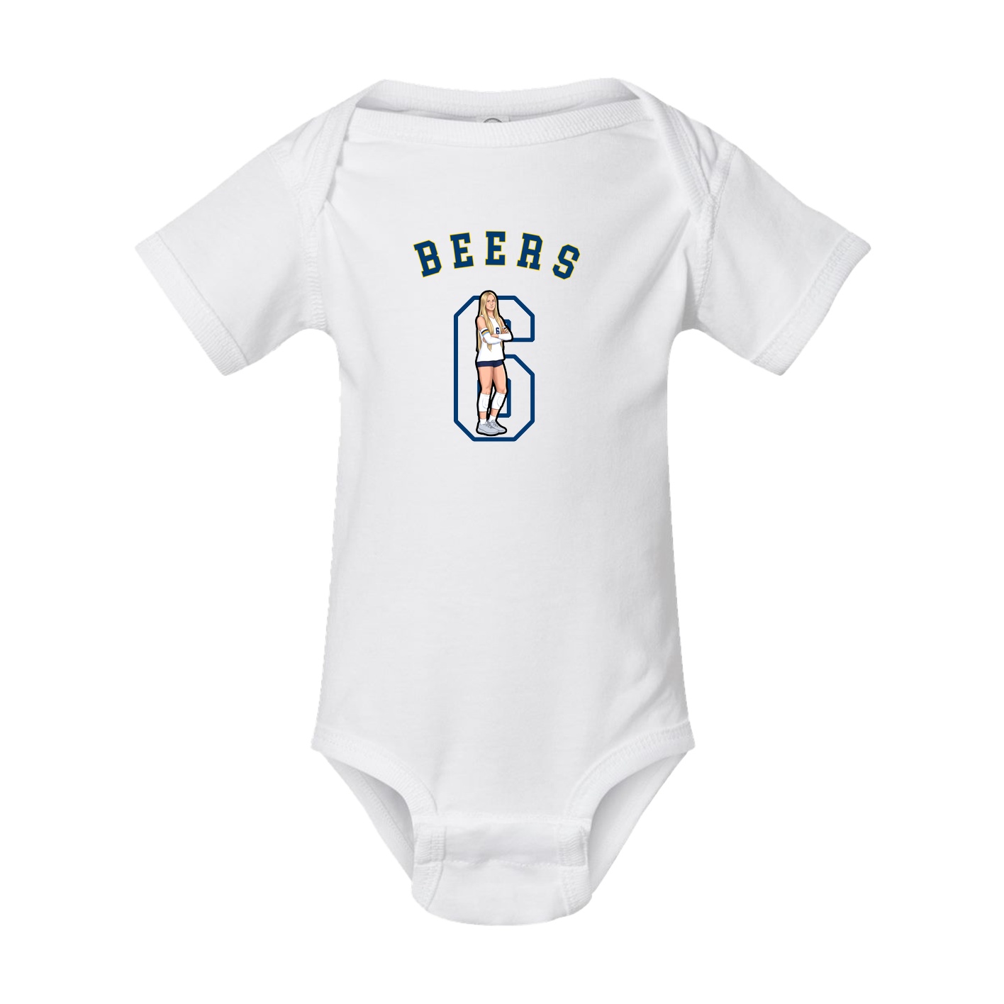 Baby Onesie — Shirsey Arch in White
