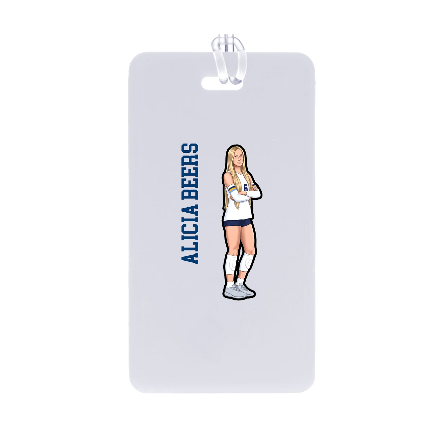 Bag Tag — Name Vertical in Classic