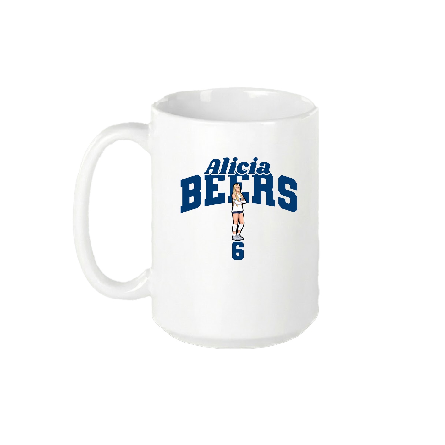 15oz Coffee Mug — Signature Arch in White