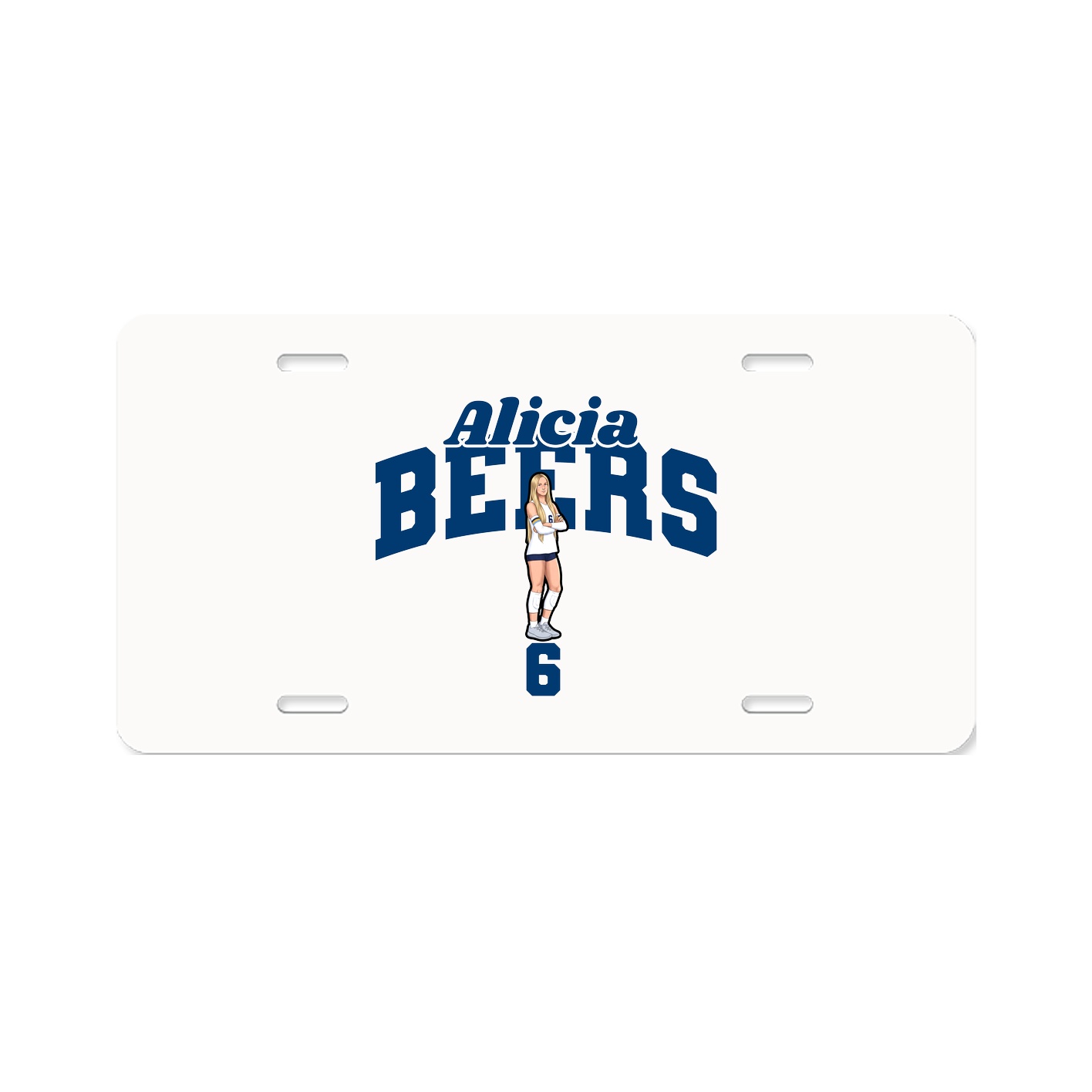 License Plate — Signature Arch in Classic