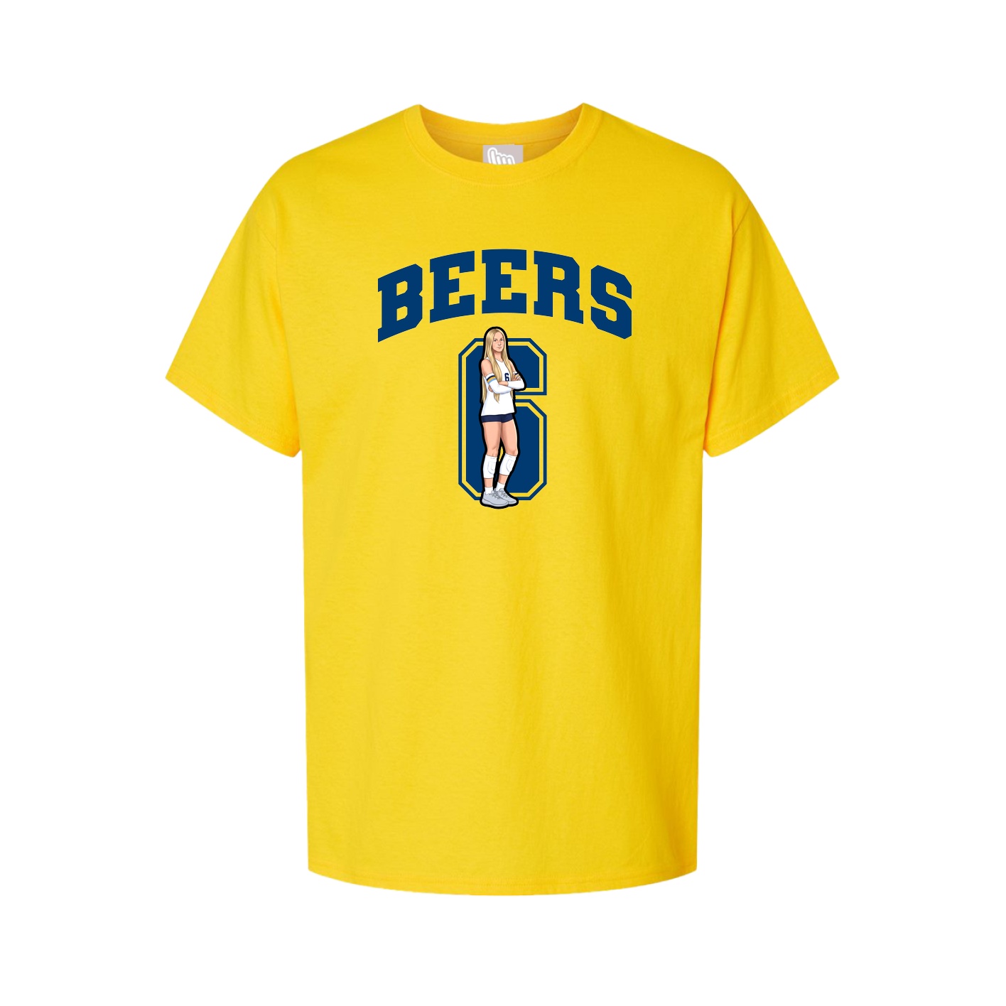 Tee — Number in Gold
