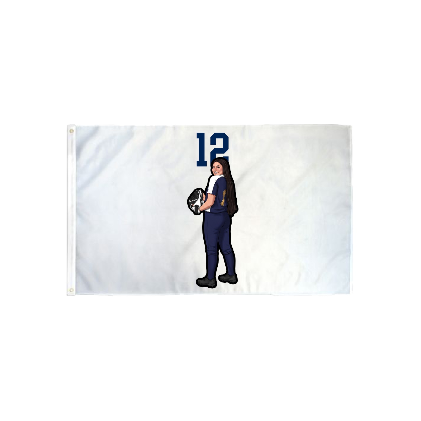 3x5 Flag — Number Top in Classic