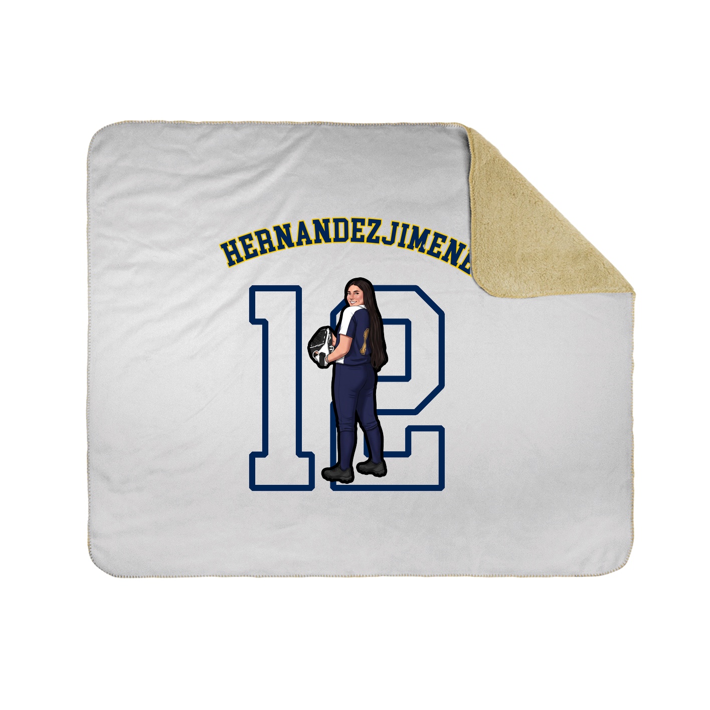 Throw Blanket — Shirsey Arch in White