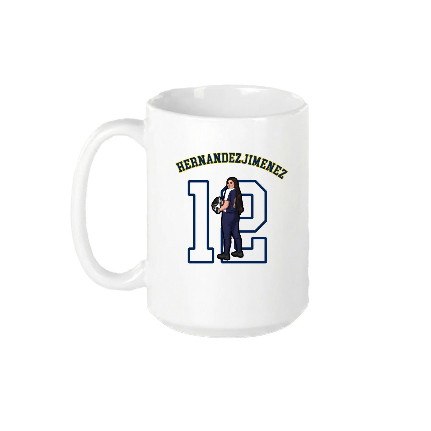 15oz Coffee Mug — Shirsey Arch in White