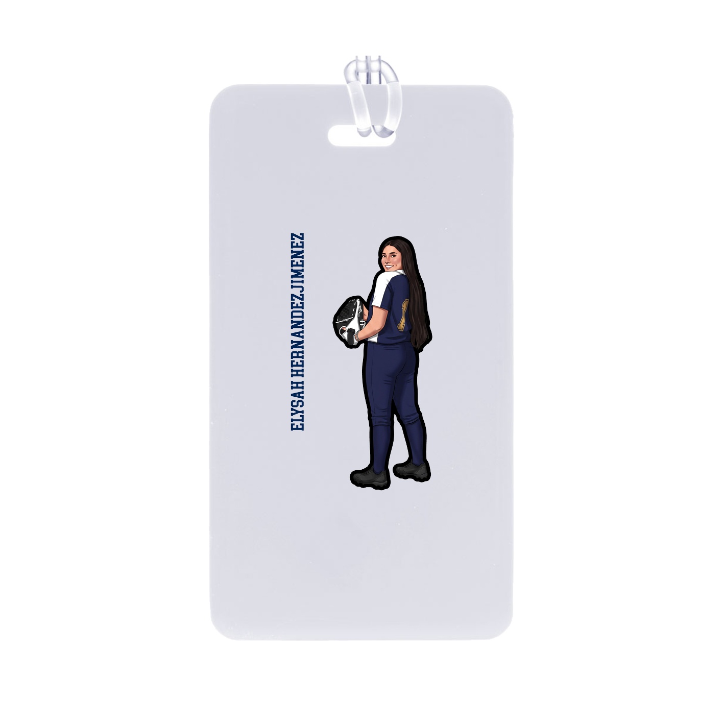 Bag Tag — Name Vertical in Classic