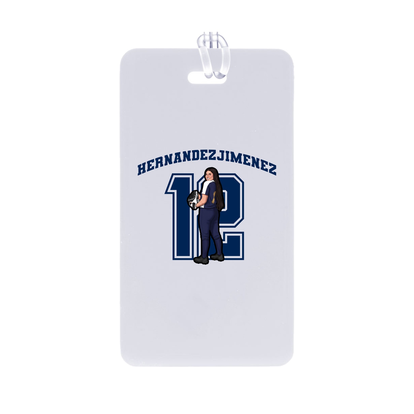 Bag Tag — Number in Classic
