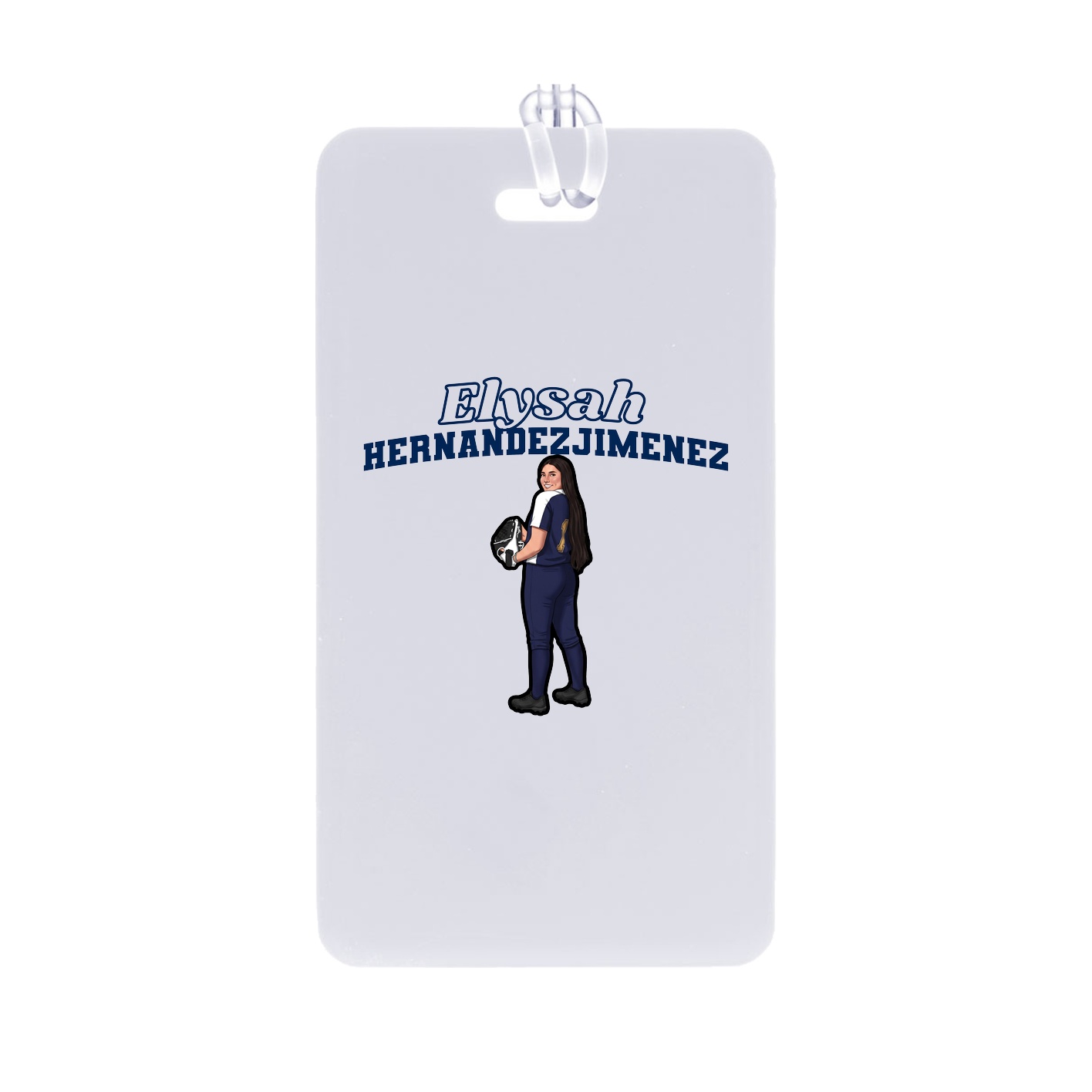 Bag Tag — Name Arch in Classic
