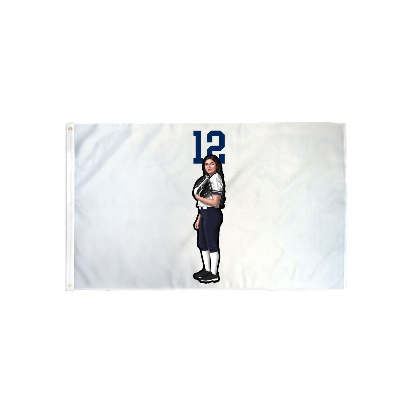 3x5 Flag — Number Top in Classic