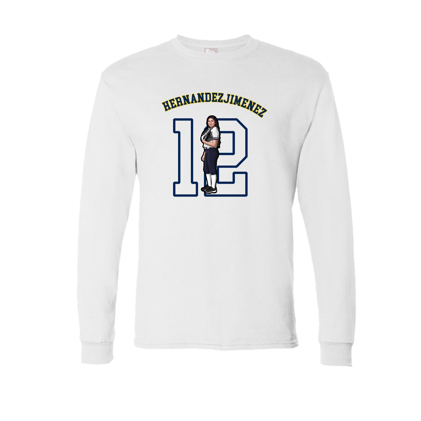 Long Sleeve Tee — Shirsey Arch in White