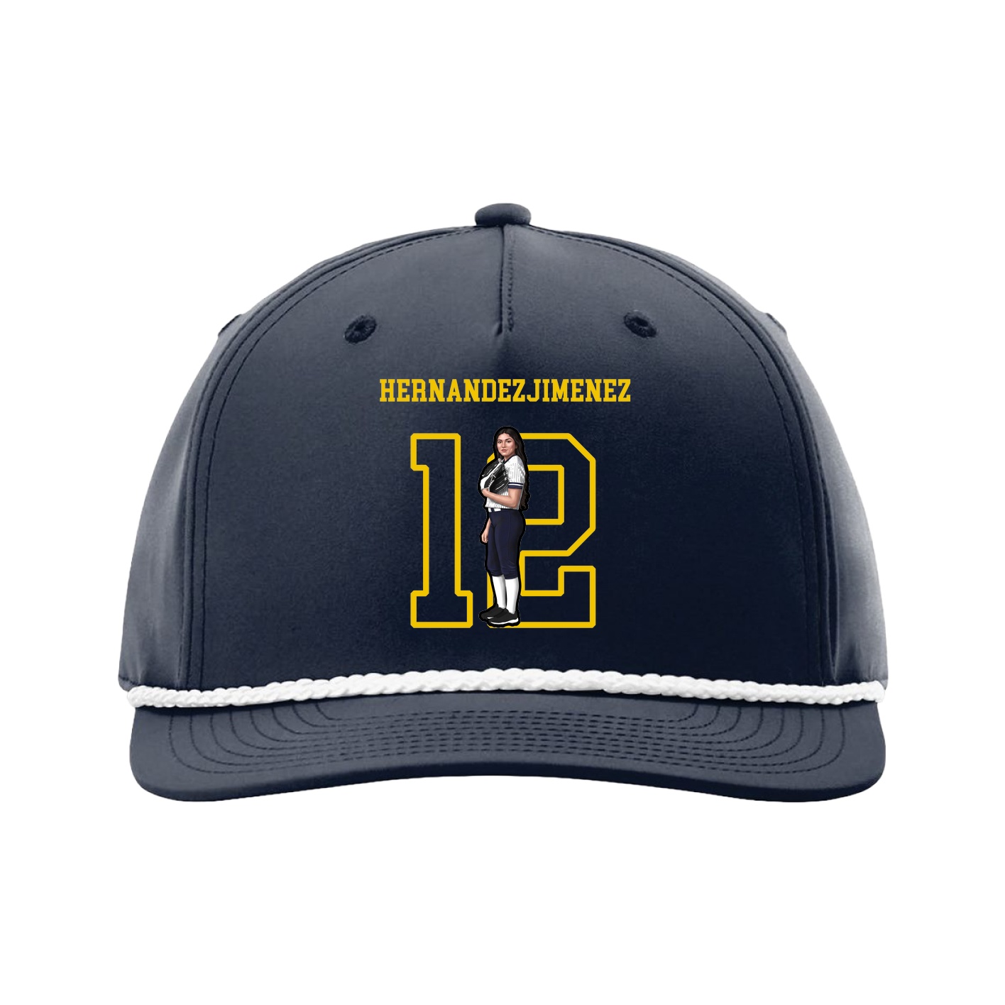 Five-Panel Classic Rope Cap — Shirsey in Navy