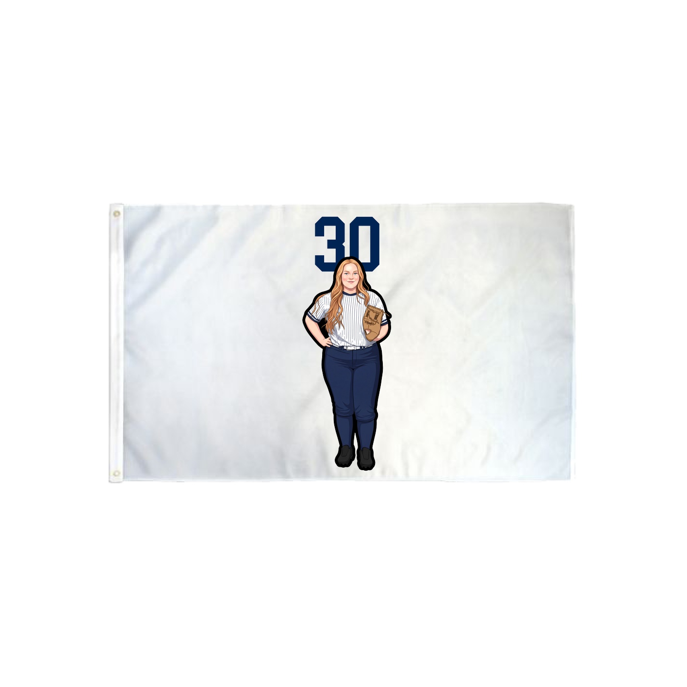 3x5 Flag — Number Top in Classic