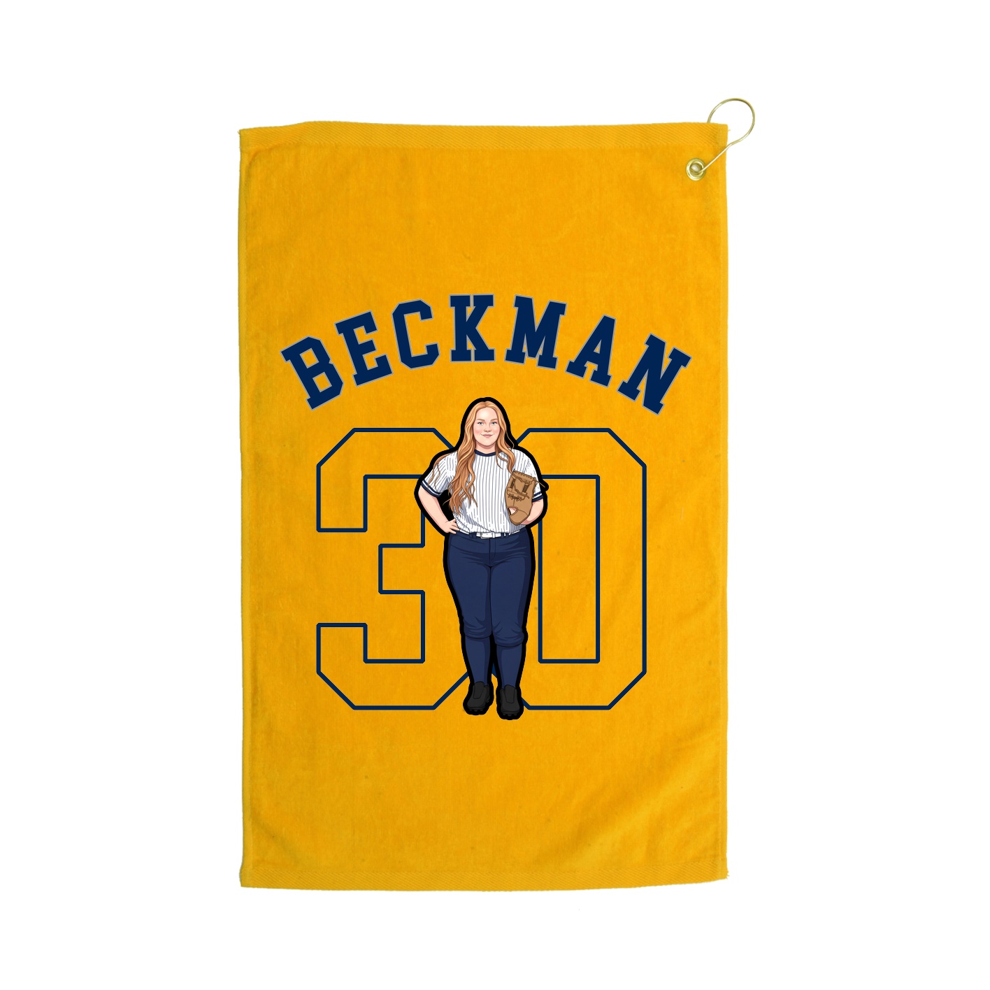 Golf Towel — Shirsey Arch in Gold