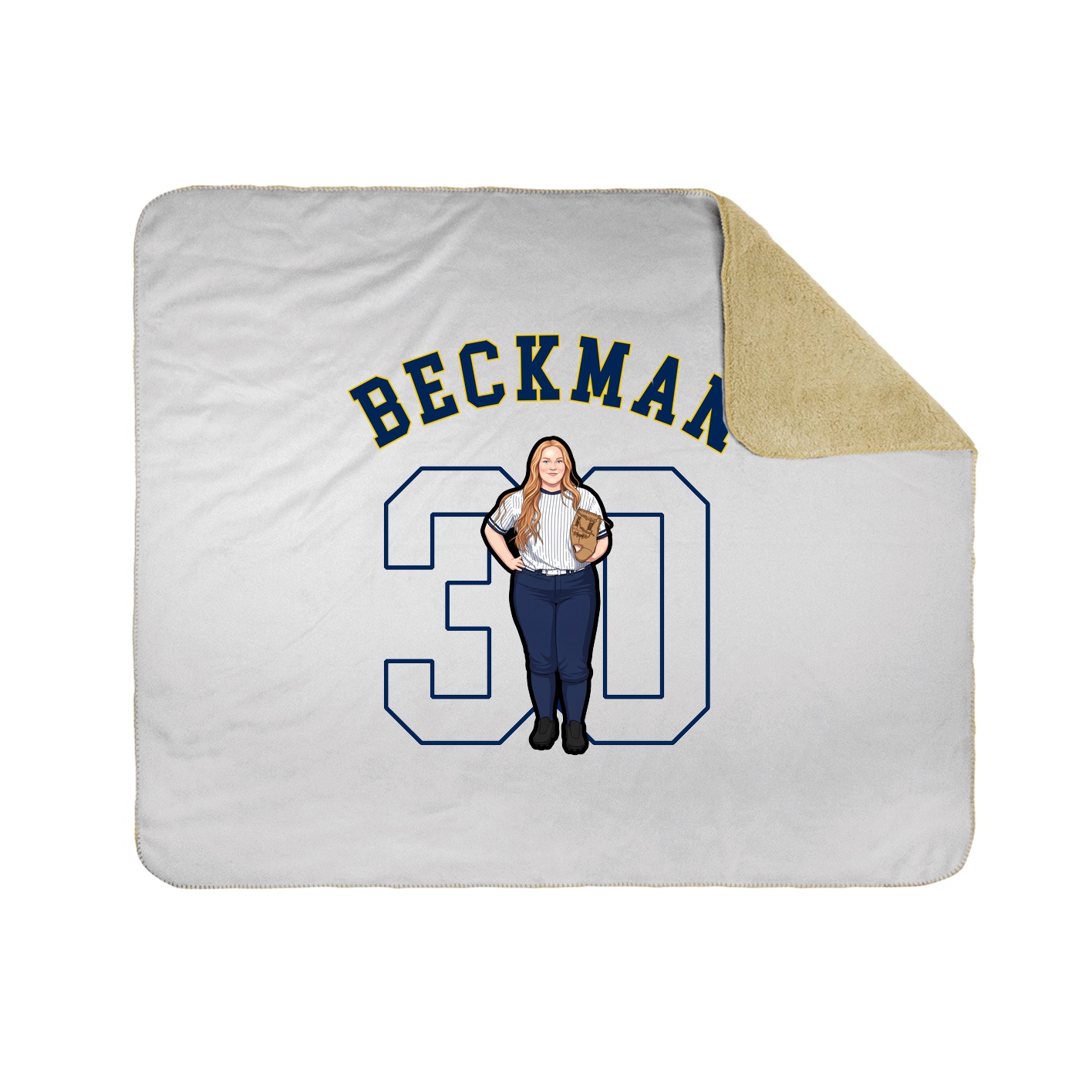 Throw Blanket — Shirsey Arch in White